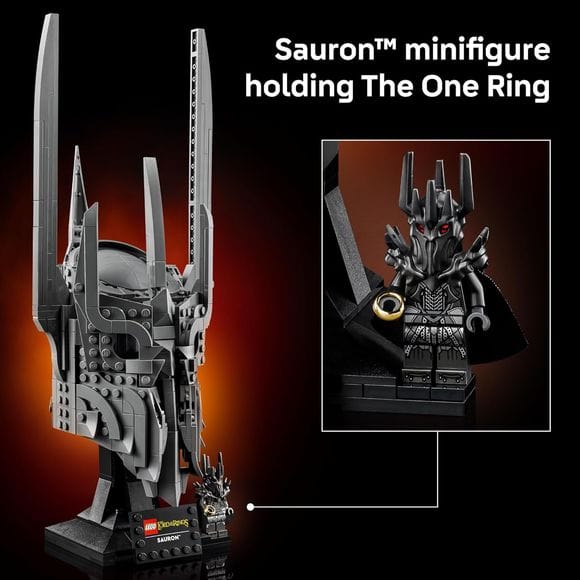 LEGO Icons 11373 The Lord of the Rings Sauron's Helmet Building Set