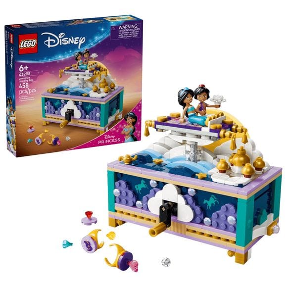 LEGO Disney Princess 43295 Jasmine's Jewelry Box Building Set