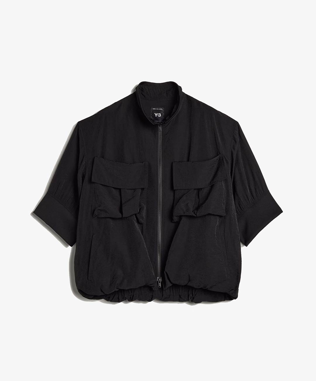 Y - 3 | Y - 3 UT SHORT SLEEVE TRACK TOP { BLACK