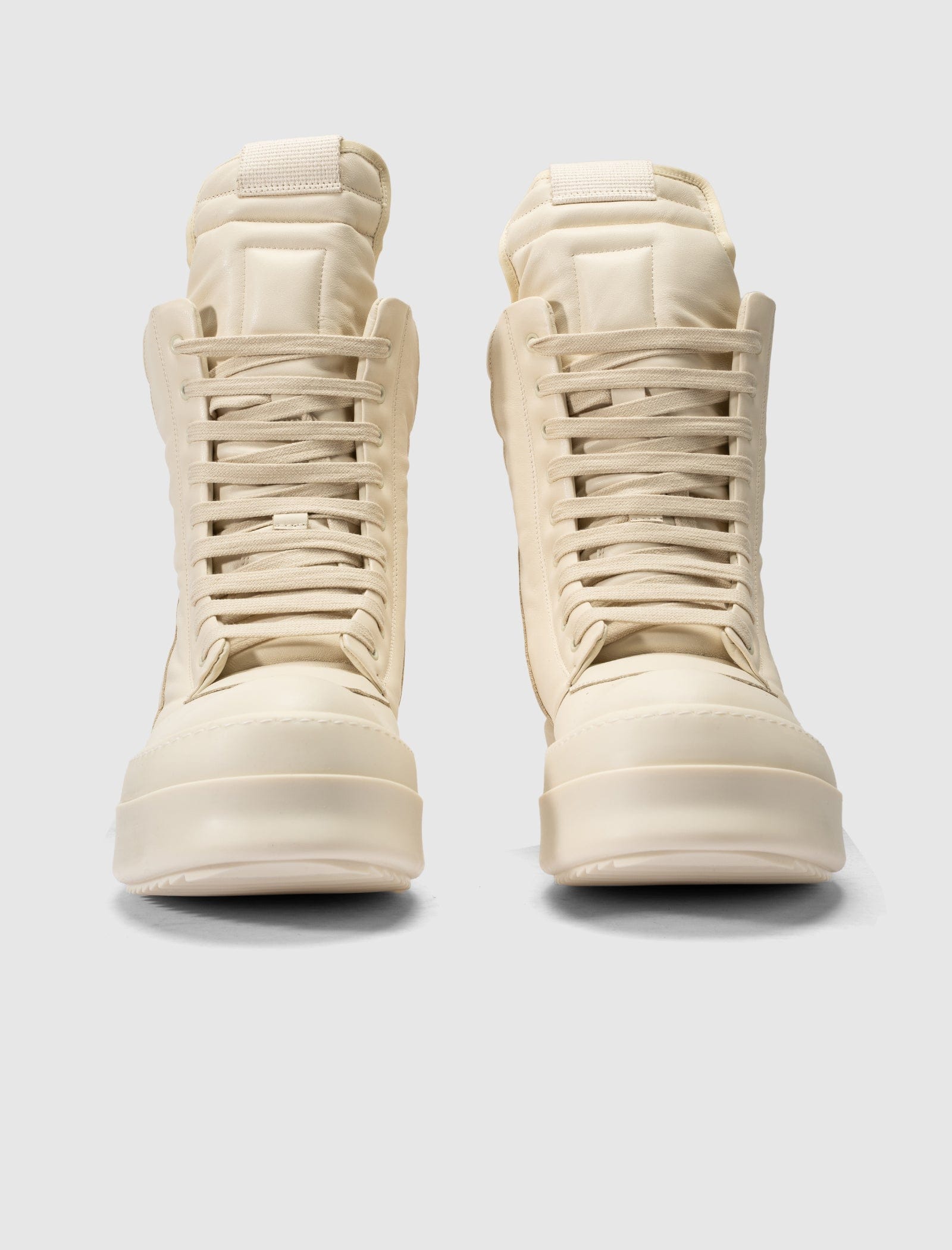 RICK OWENS Mainline MEGA GEOBASKET MILK