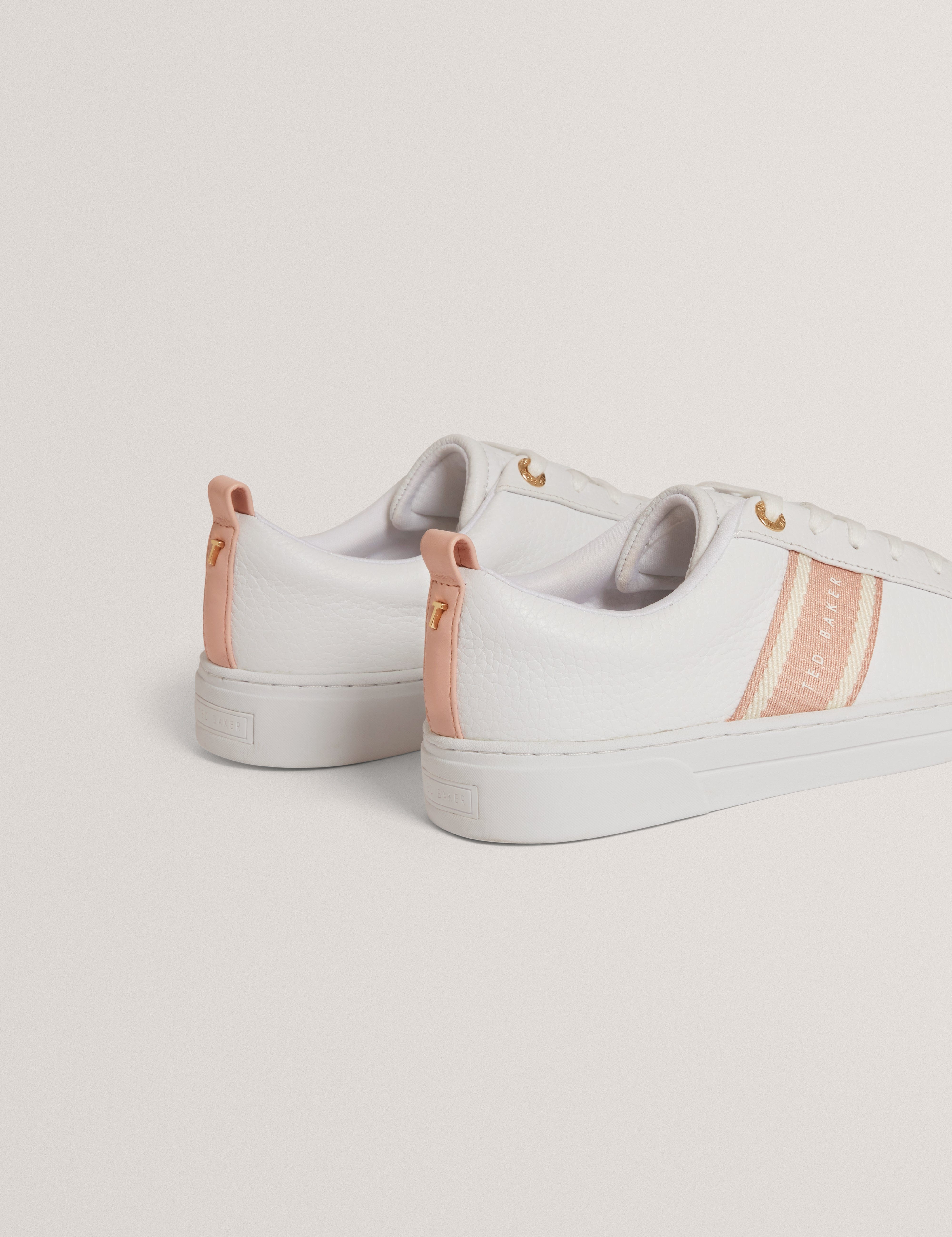 Bailly Webbing Detail Trainer Pink