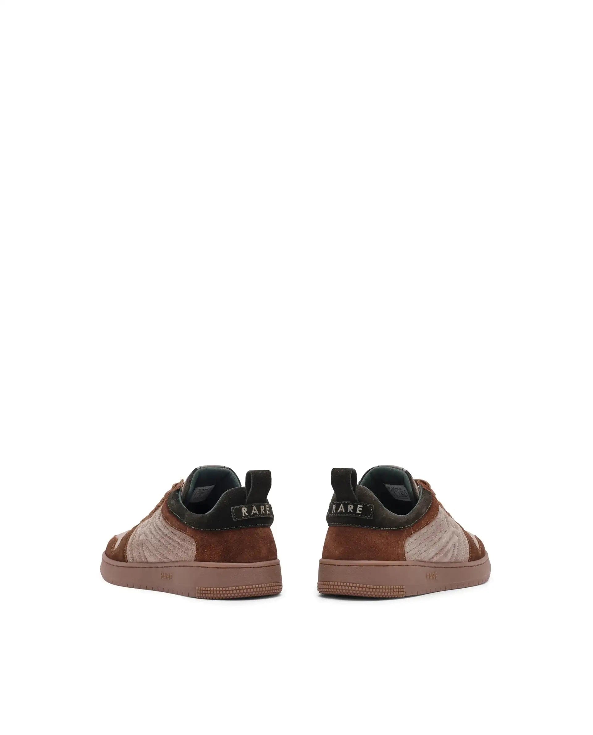 RAREZ Rare Rabbit Men's Banes Beige /Tan Genuine Suede Leather Low - Top Lace Up Sneaker Shoes