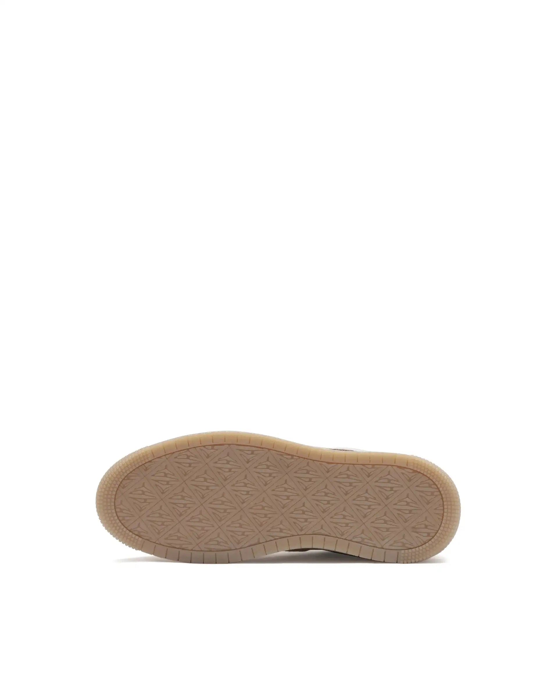 RAREZ Rare Rabbit Men's Rubio Beige Premium Suede, Leather And Mesh Upper Round Toe Low - Top Lace - Up Sneaker Shoes