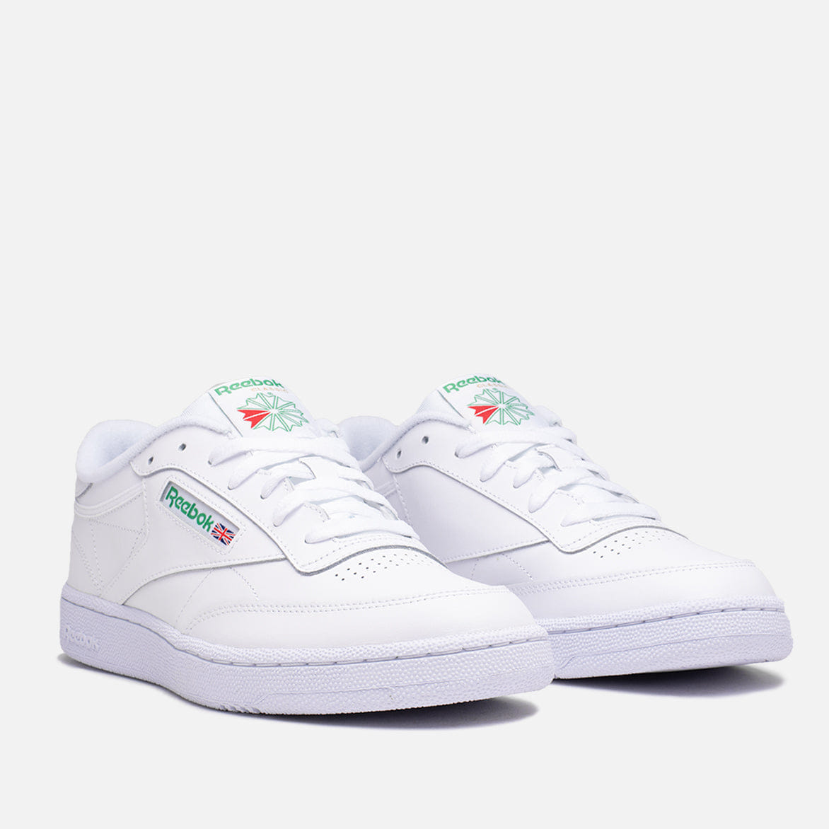 Reebok CLUB C 85 - WHITE / GREEN