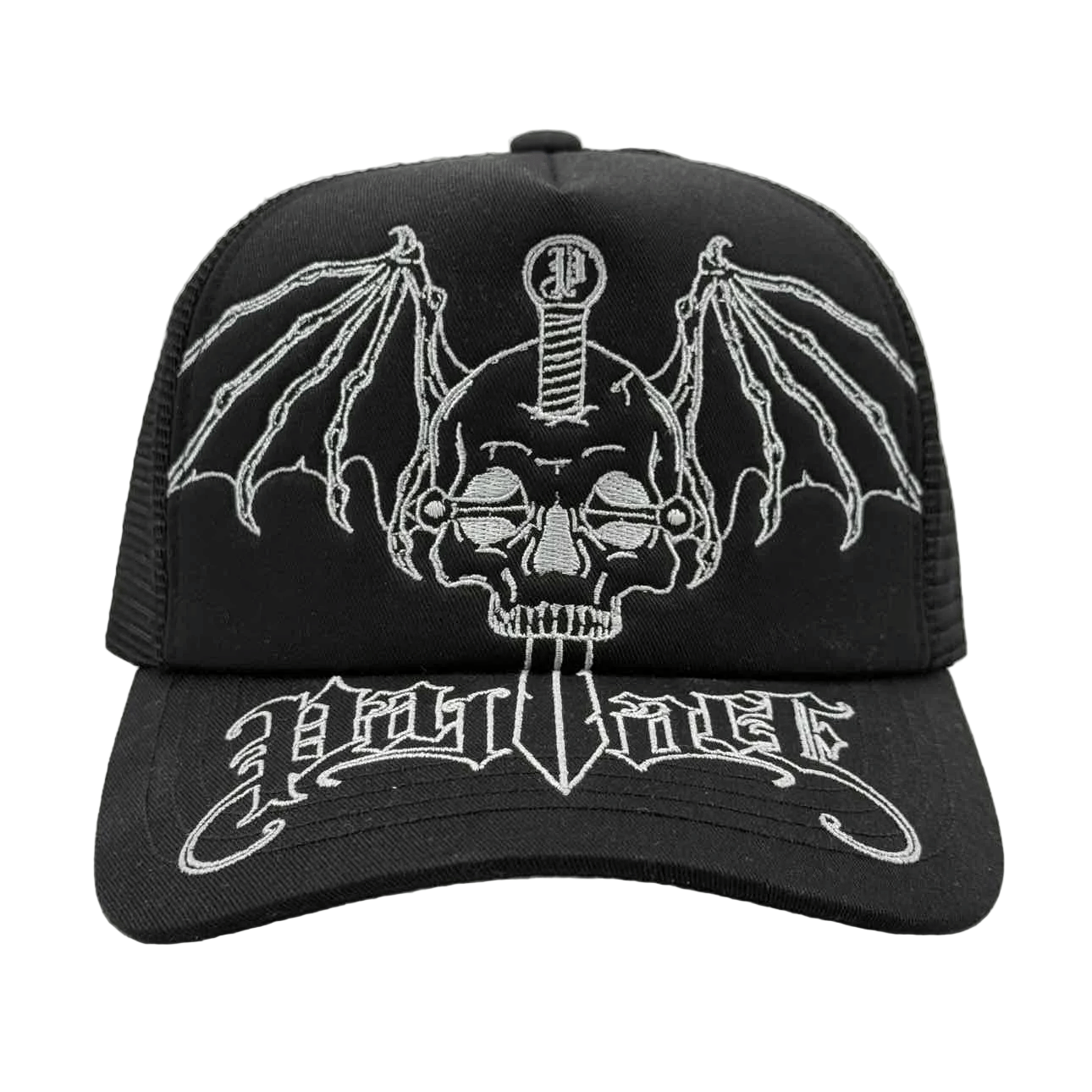Palace Trucker Hat EVIL New Black Size OS
