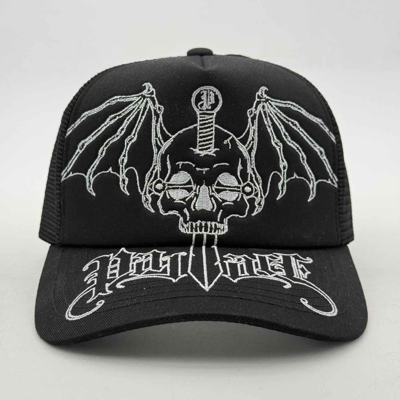 Palace Trucker Hat EVIL New Black Size OS
