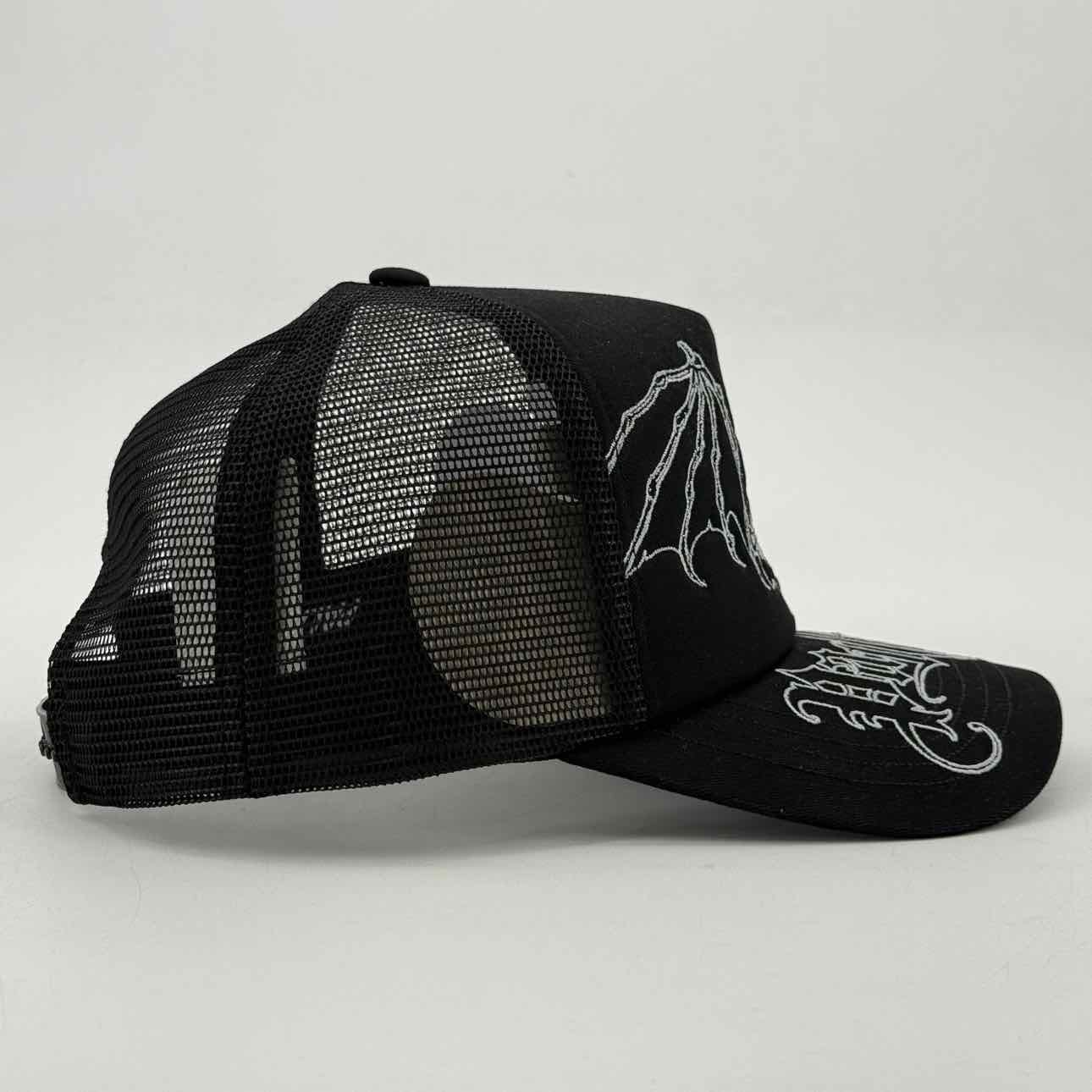 Palace Trucker Hat EVIL New Black Size OS