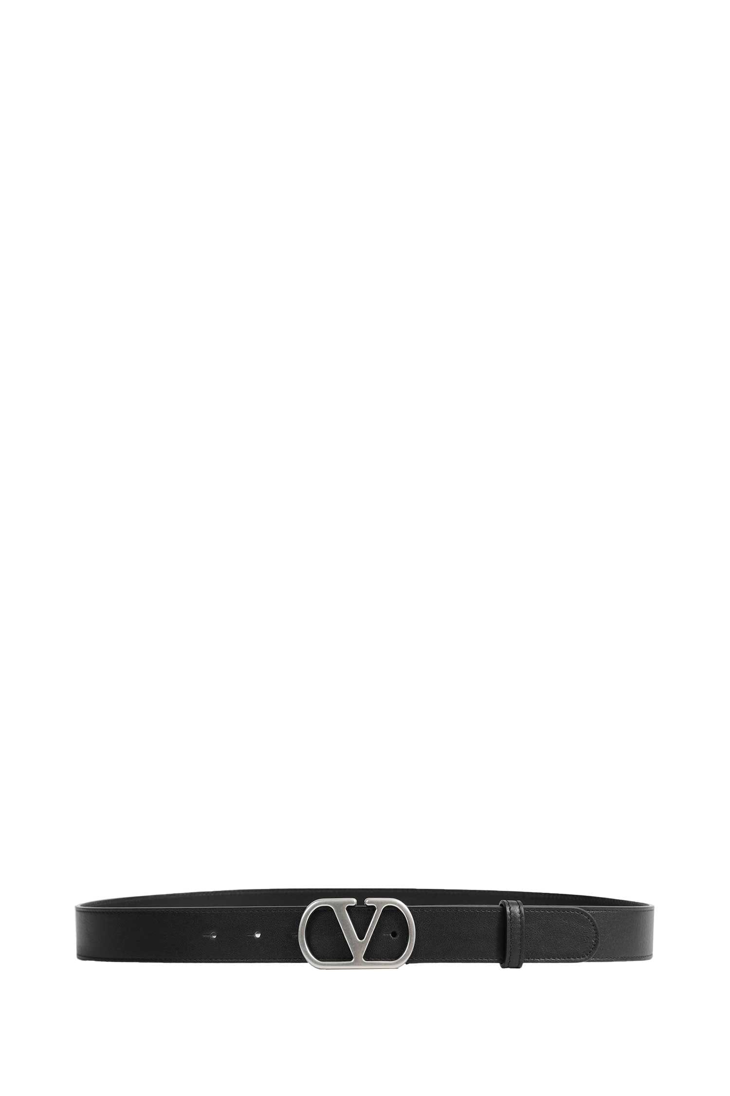Valentino Garavani VLogo Leather Belt
