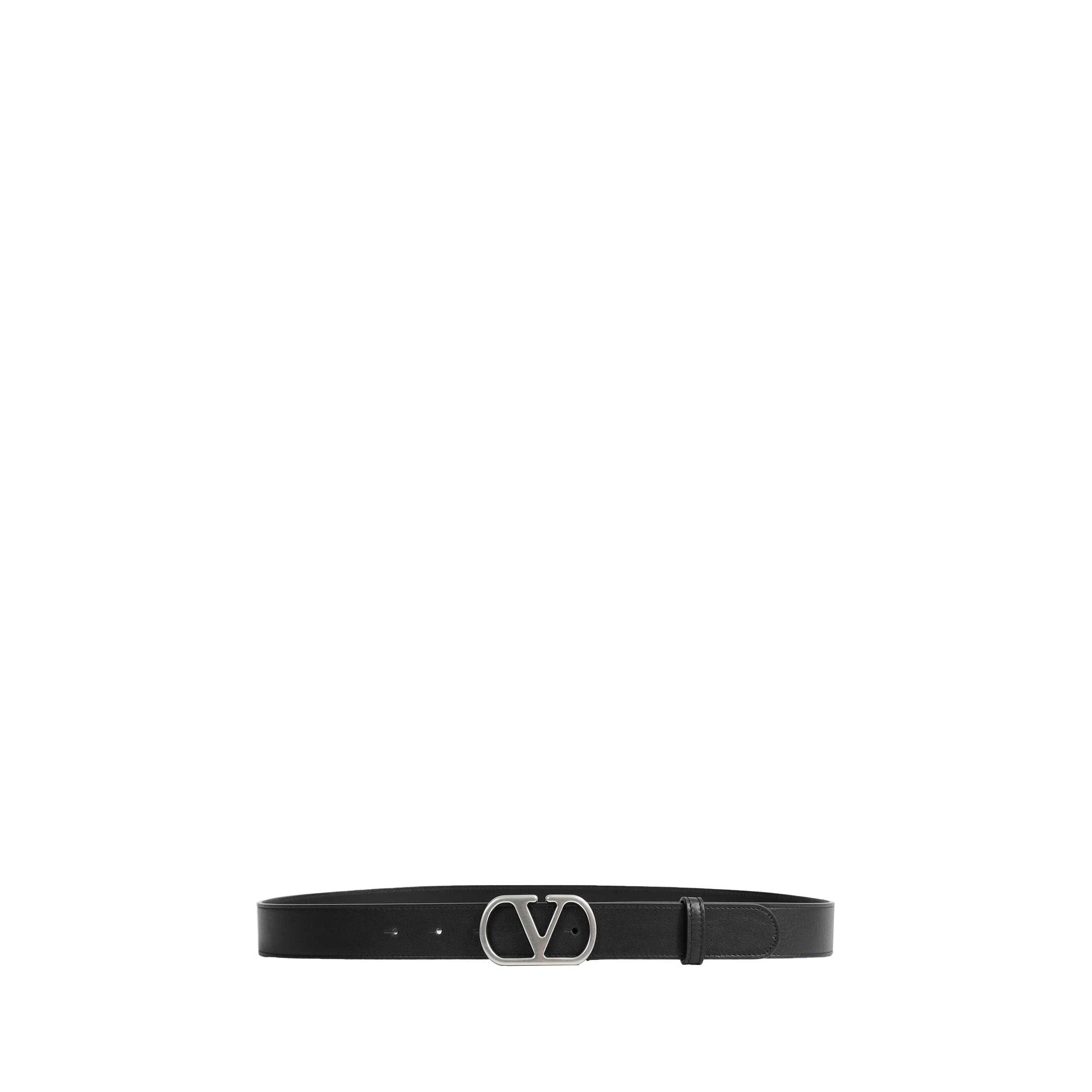 Valentino Garavani VLogo Leather Belt
