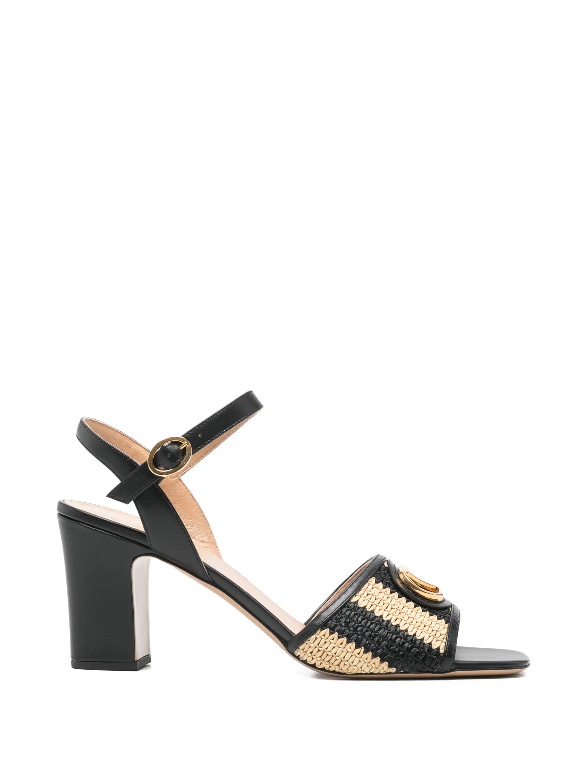 Valentino Garavani VLogo raffia sandals