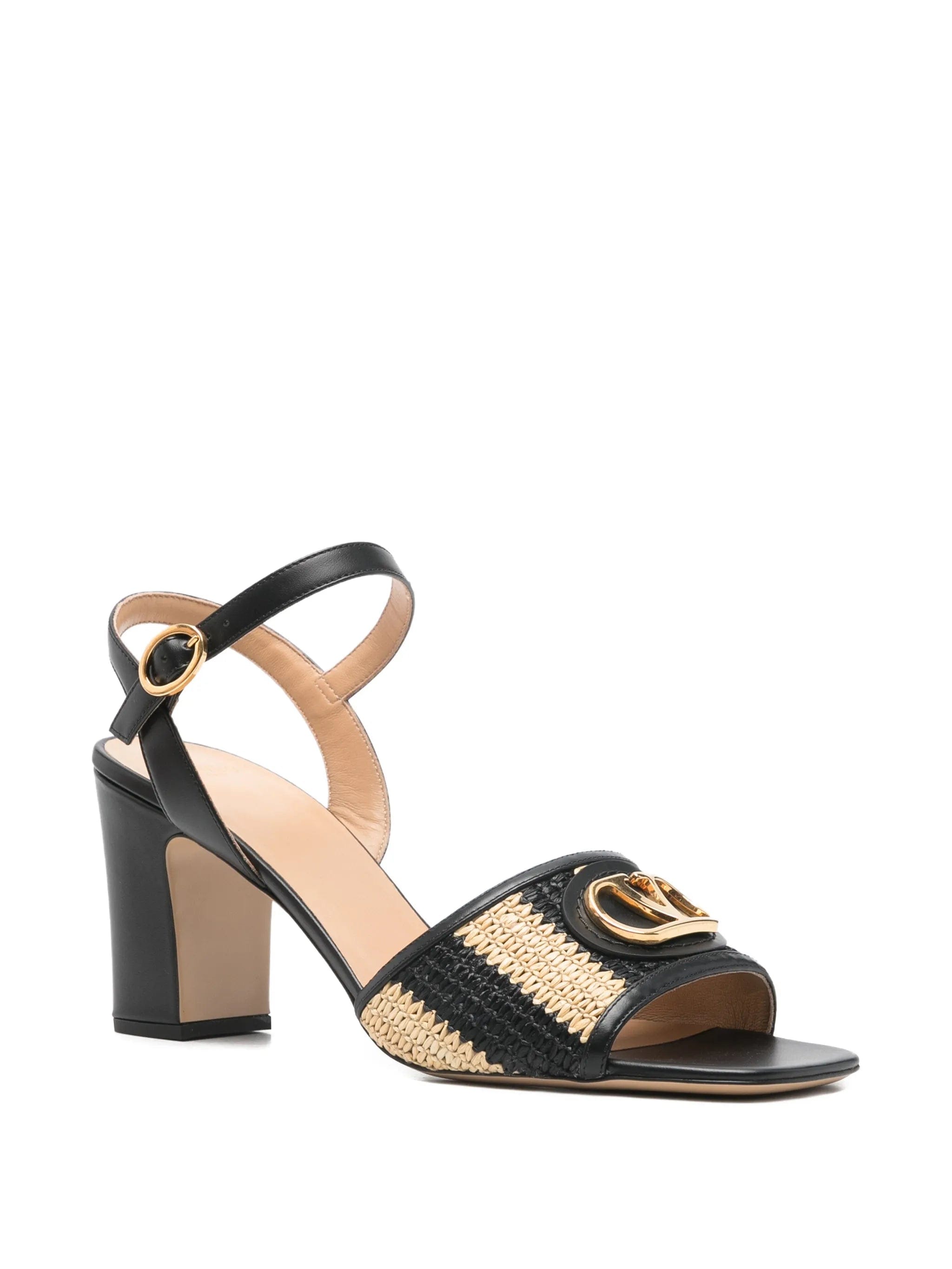 Valentino Garavani VLogo raffia sandals