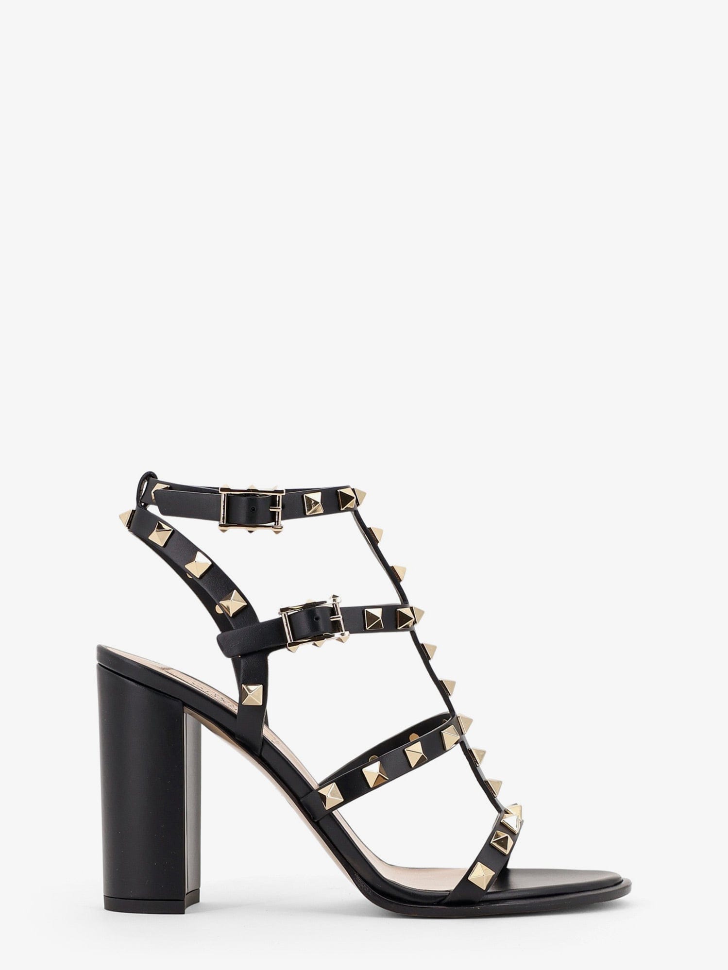 Valentino Garavani Rockstud leather sandals with iconic all - over studs