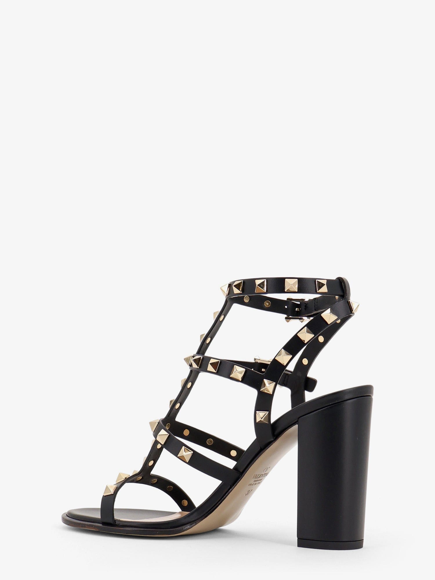 Valentino Garavani Rockstud leather sandals with iconic all - over studs