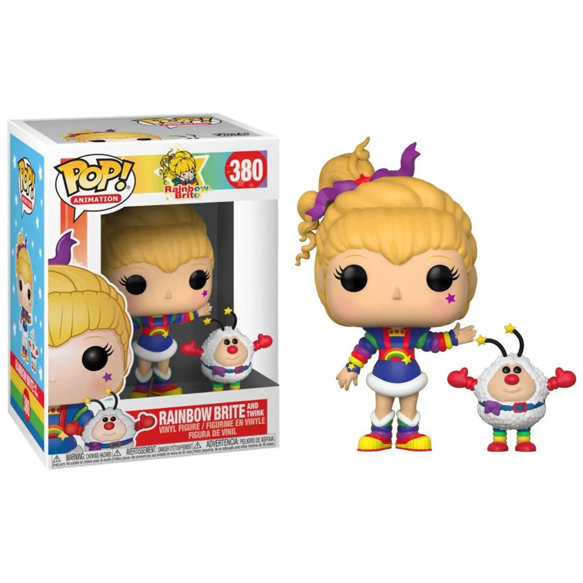 Funko Rainbow Brite - Rainbow Brite and Twink Figure (3.75", Vinyl) - Funko - Pop! Animation Series (380) - (2018)