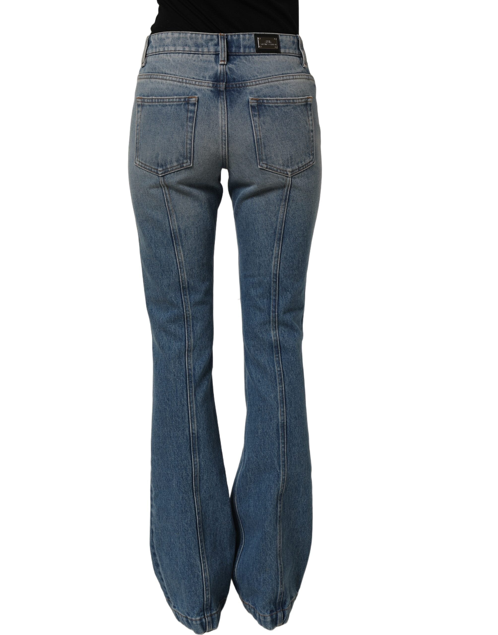 Dolce & Gabbana Cotton Boot Cut Trouser Women's Jeans
