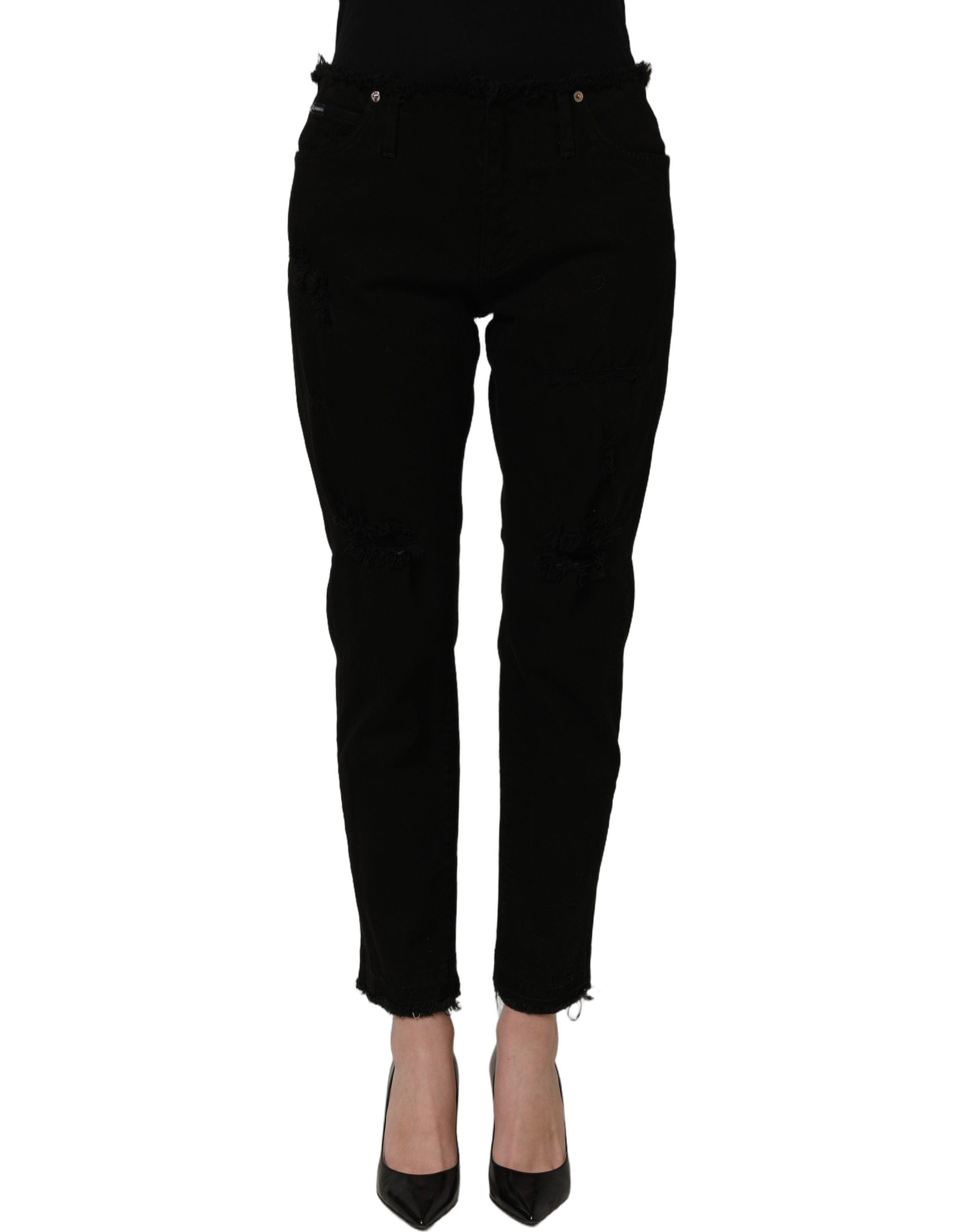 Dolce & Gabbana Cotton Skinny blue Trouser Women's Jeans