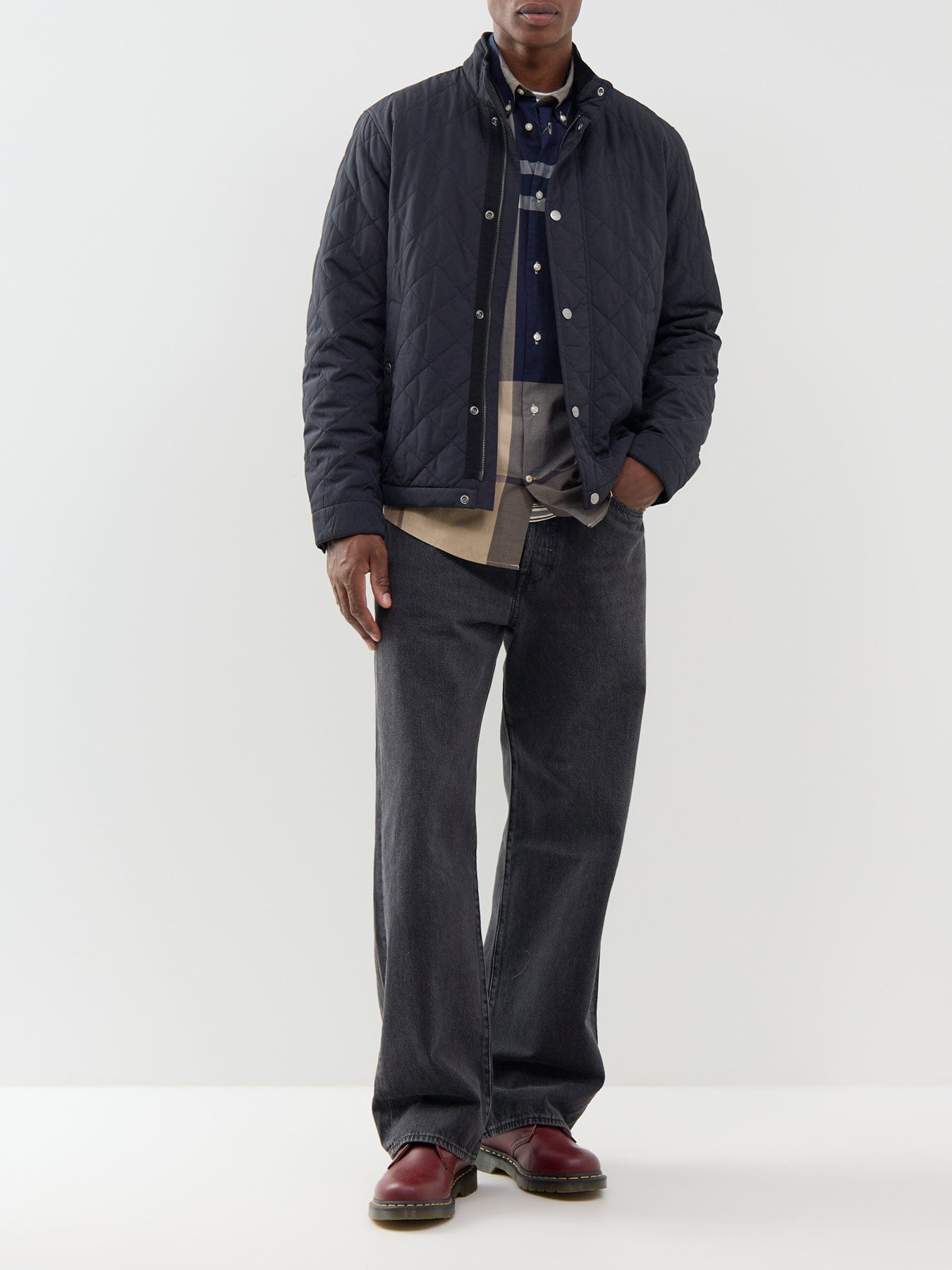 GANT Classic Quilted Jacket Black