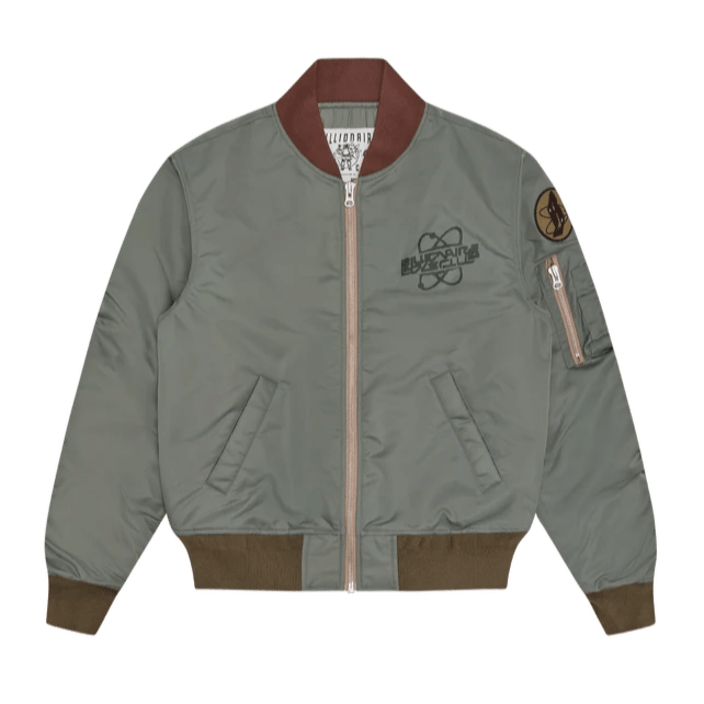 Billionaire Boys Club Nylon Shell Bomber Jacket Olive