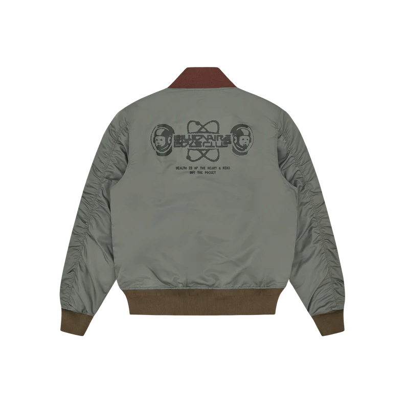 Billionaire Boys Club Nylon Shell Bomber Jacket Olive