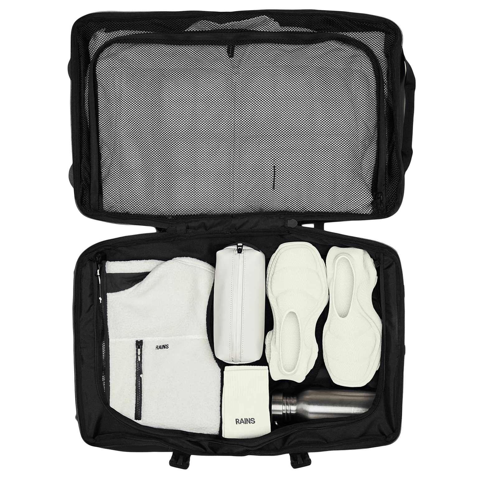 Rains Texel Check - in Bag Black