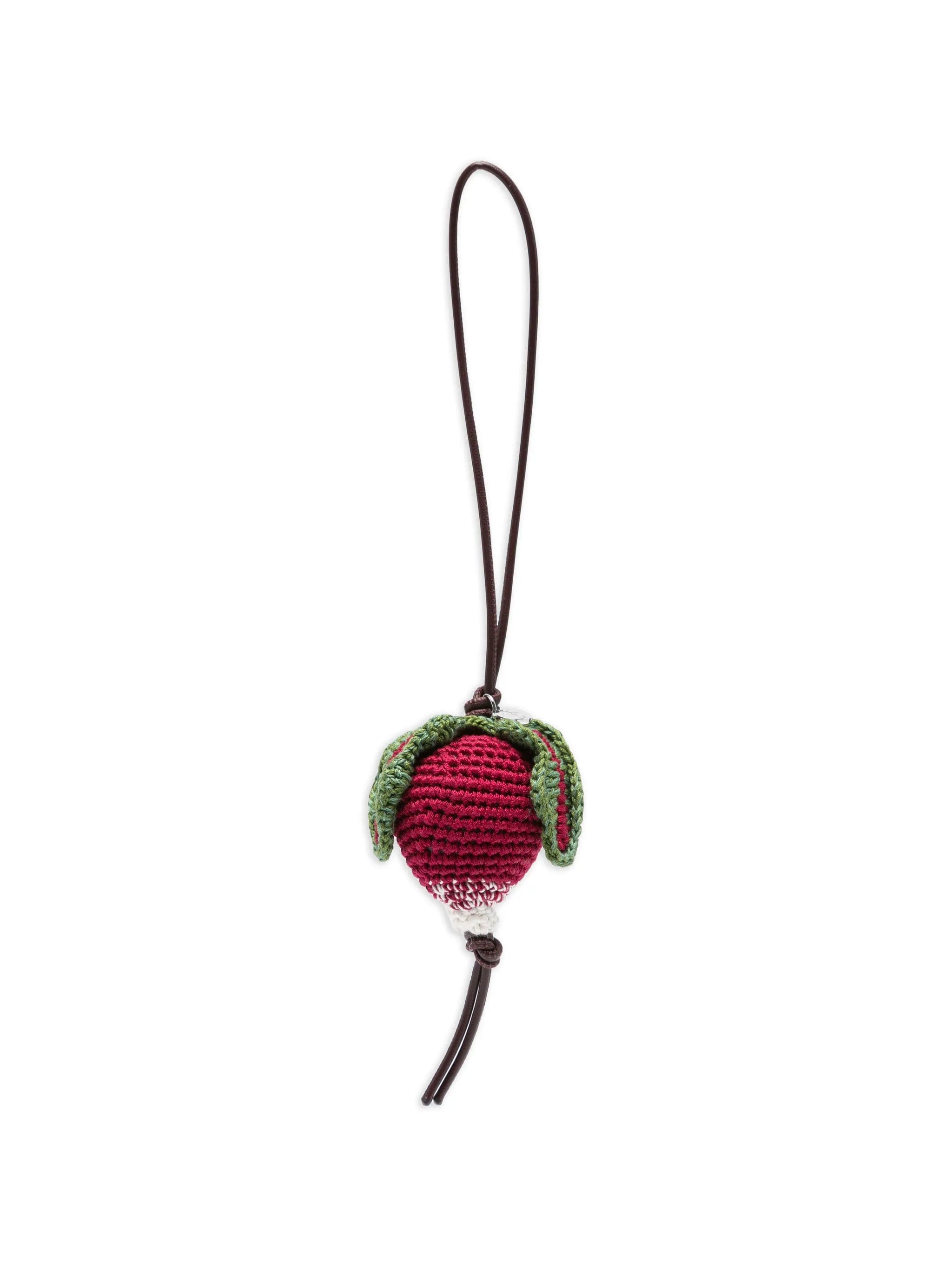 JW Anderson Radish crocheted charm