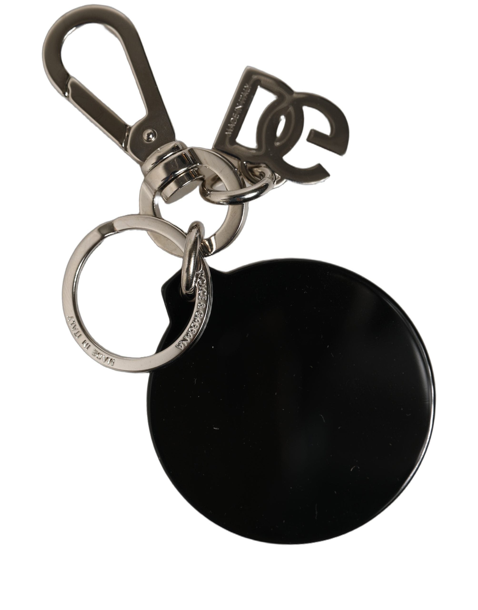 Dolce & Gabbana Black Fushiguro Megumi Charm Metal Keychain Women's Keyring