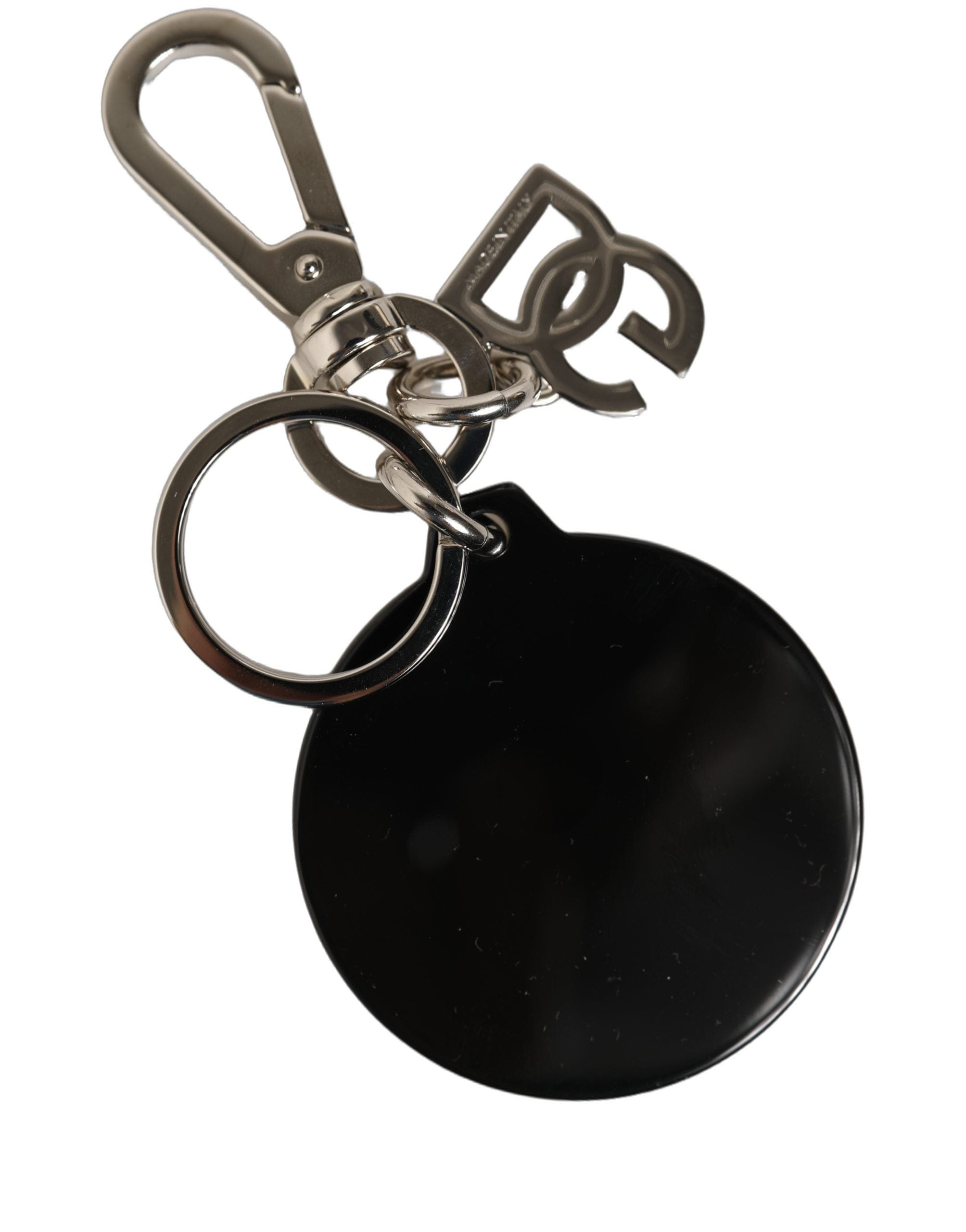 Dolce & Gabbana Black Kaisen Panda Chibi Charm Metal Keychain Women's Keyring
