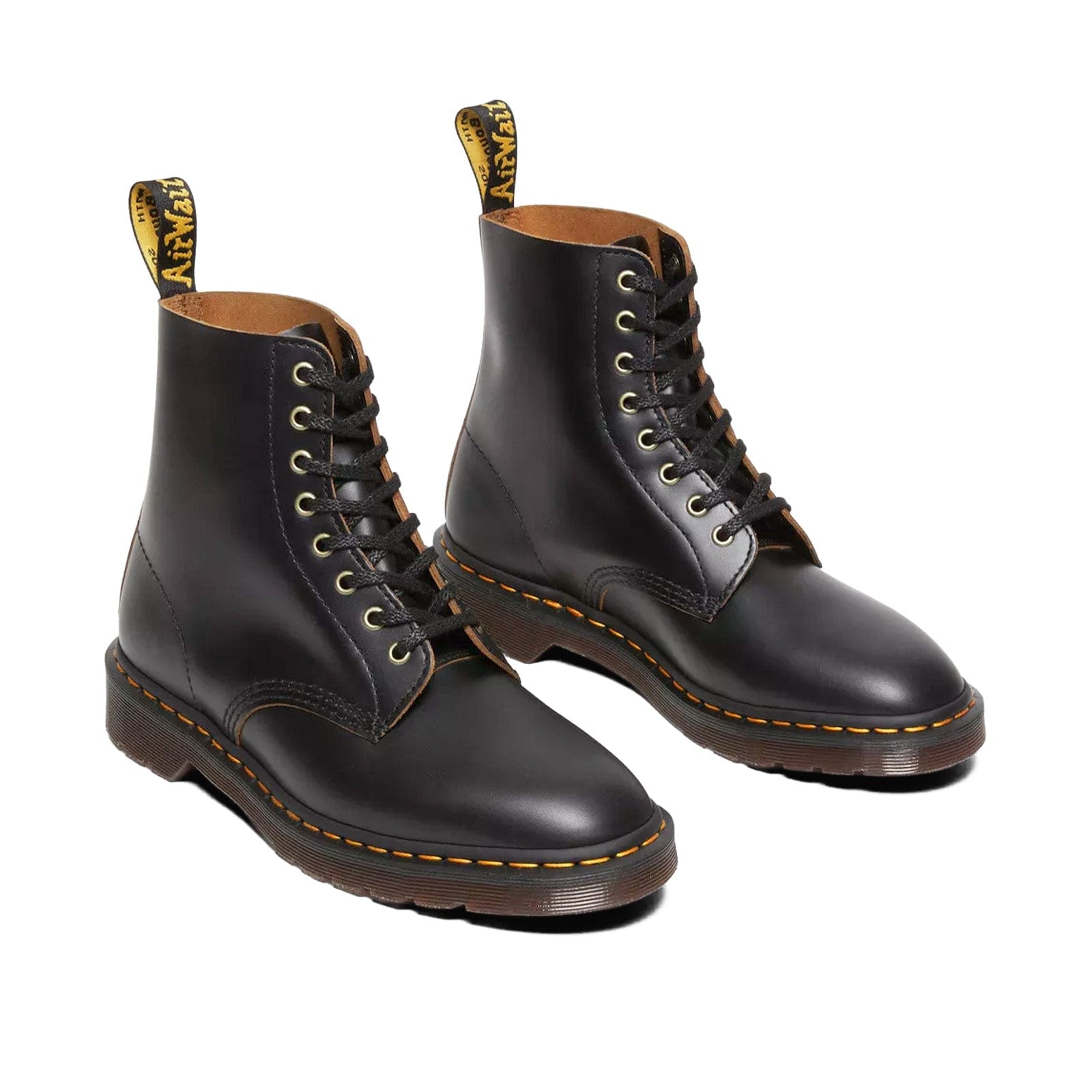 Dr. Martens Smiths Vintage Smooth Leather Boots Black
