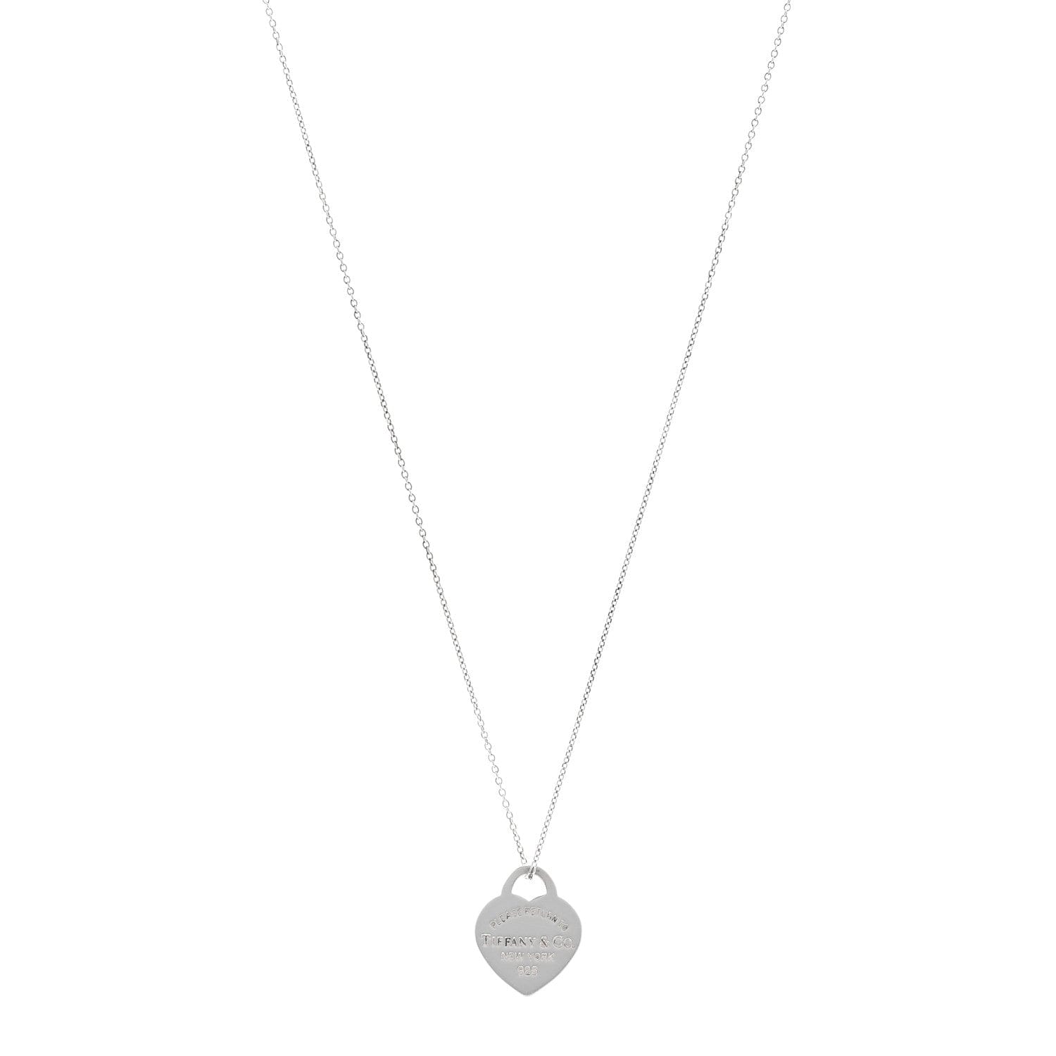 Tiffany Sterling Silver Small Return To Tiffany Heart Pendant Necklace
