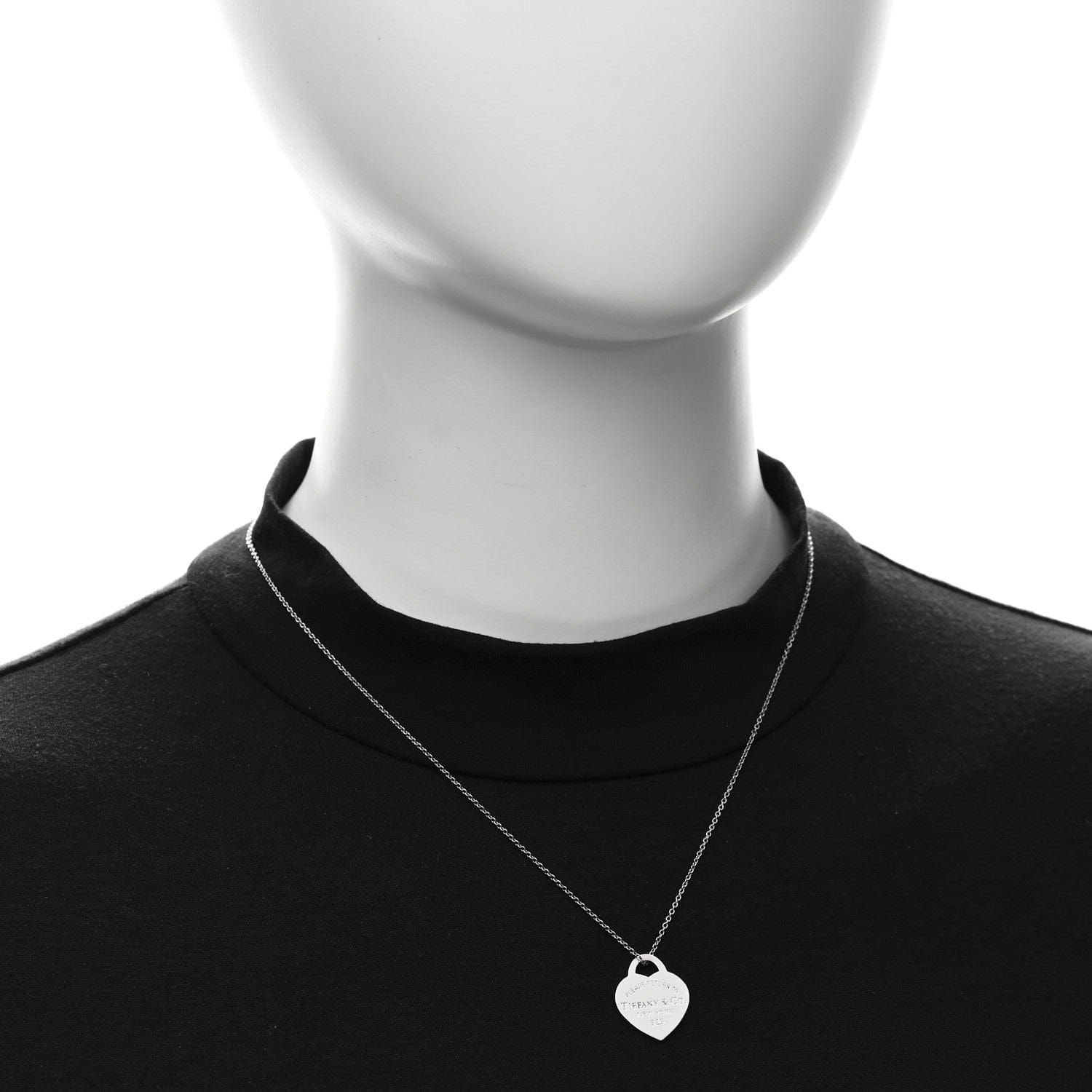 Tiffany Sterling Silver Small Return To Tiffany Heart Pendant Necklace