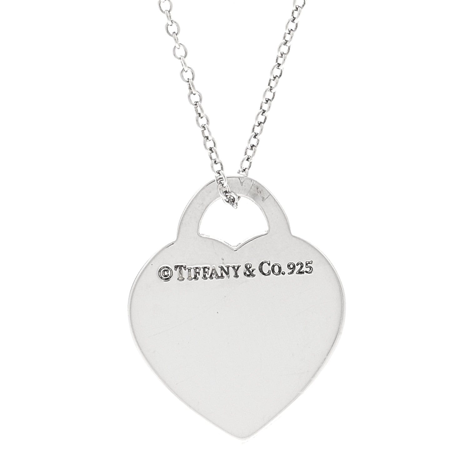 Tiffany Sterling Silver Small Return To Tiffany Heart Pendant Necklace