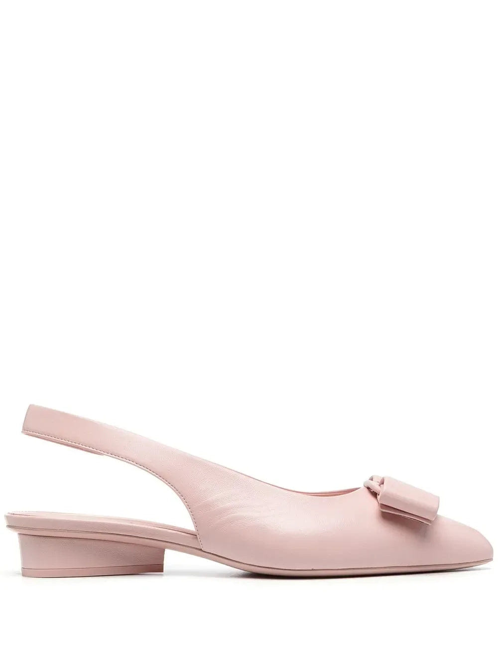 Ferragamo Bow - Detail Slingback Ballerina Shoes