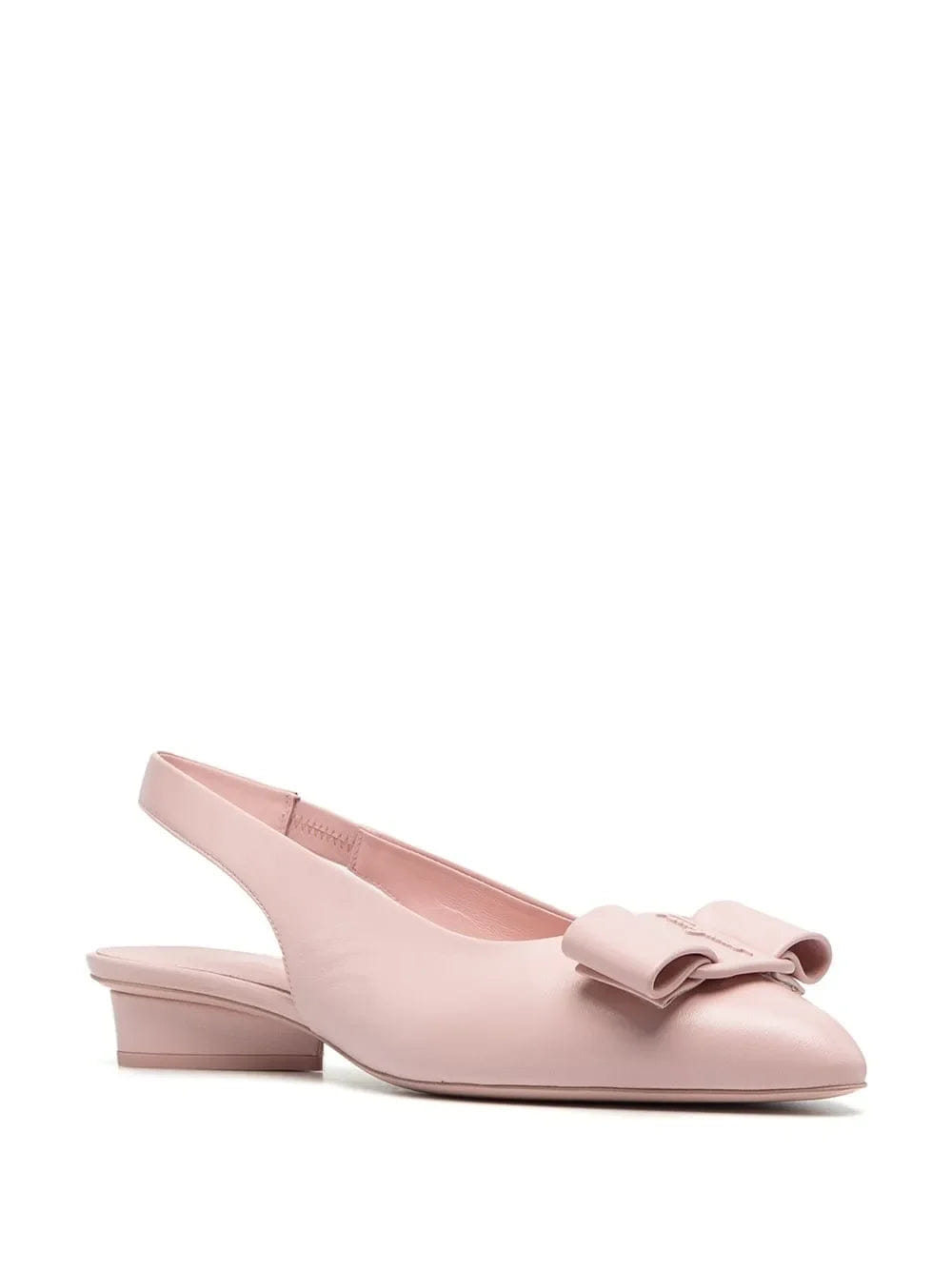 Ferragamo Bow - Detail Slingback Ballerina Shoes