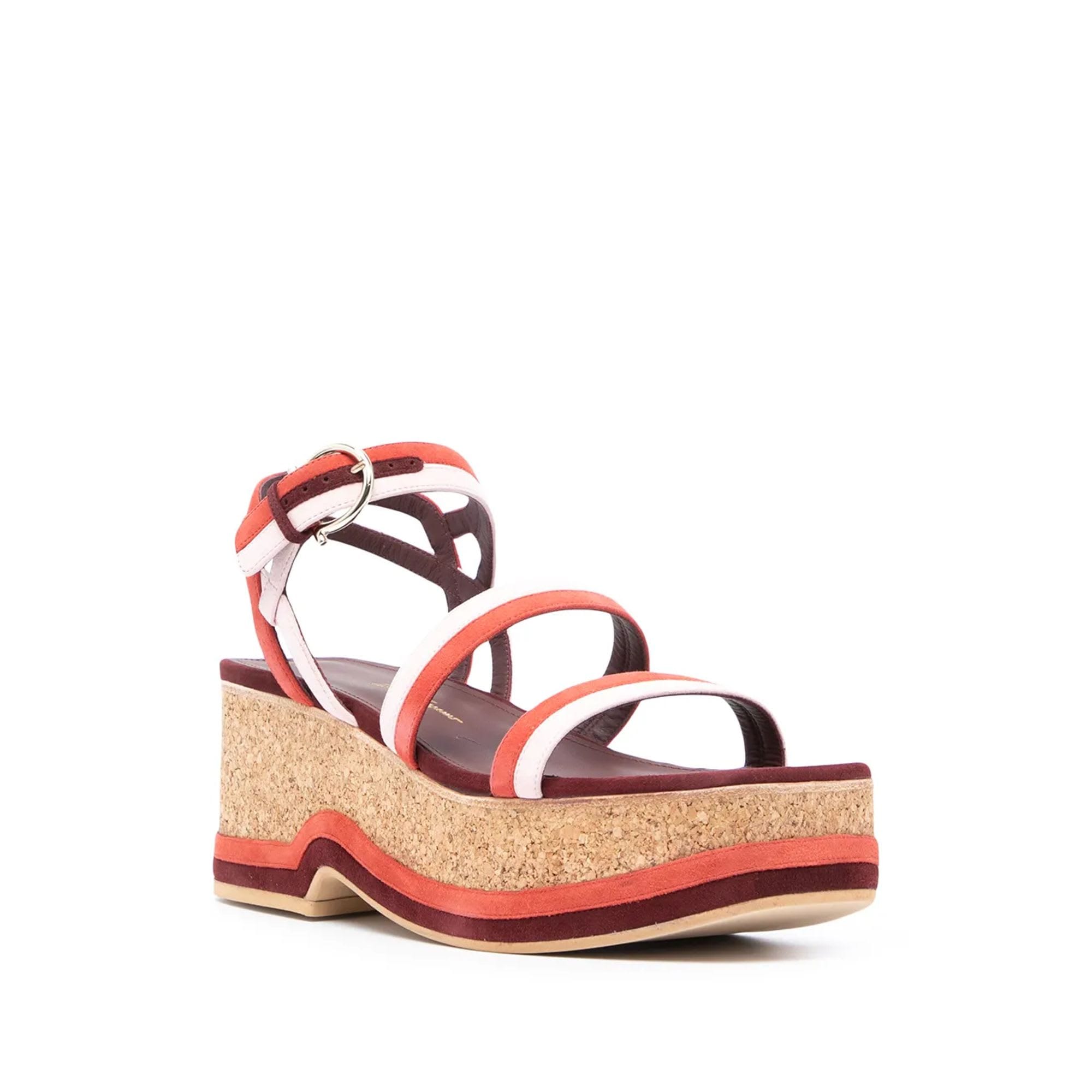 Ferragamo 75 mm Mysen Wedge Sandals