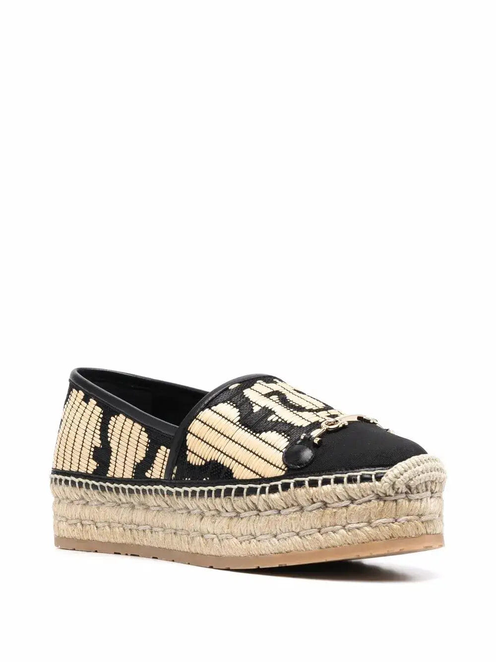 Ferragamo Logo Embroidered Espadrilles