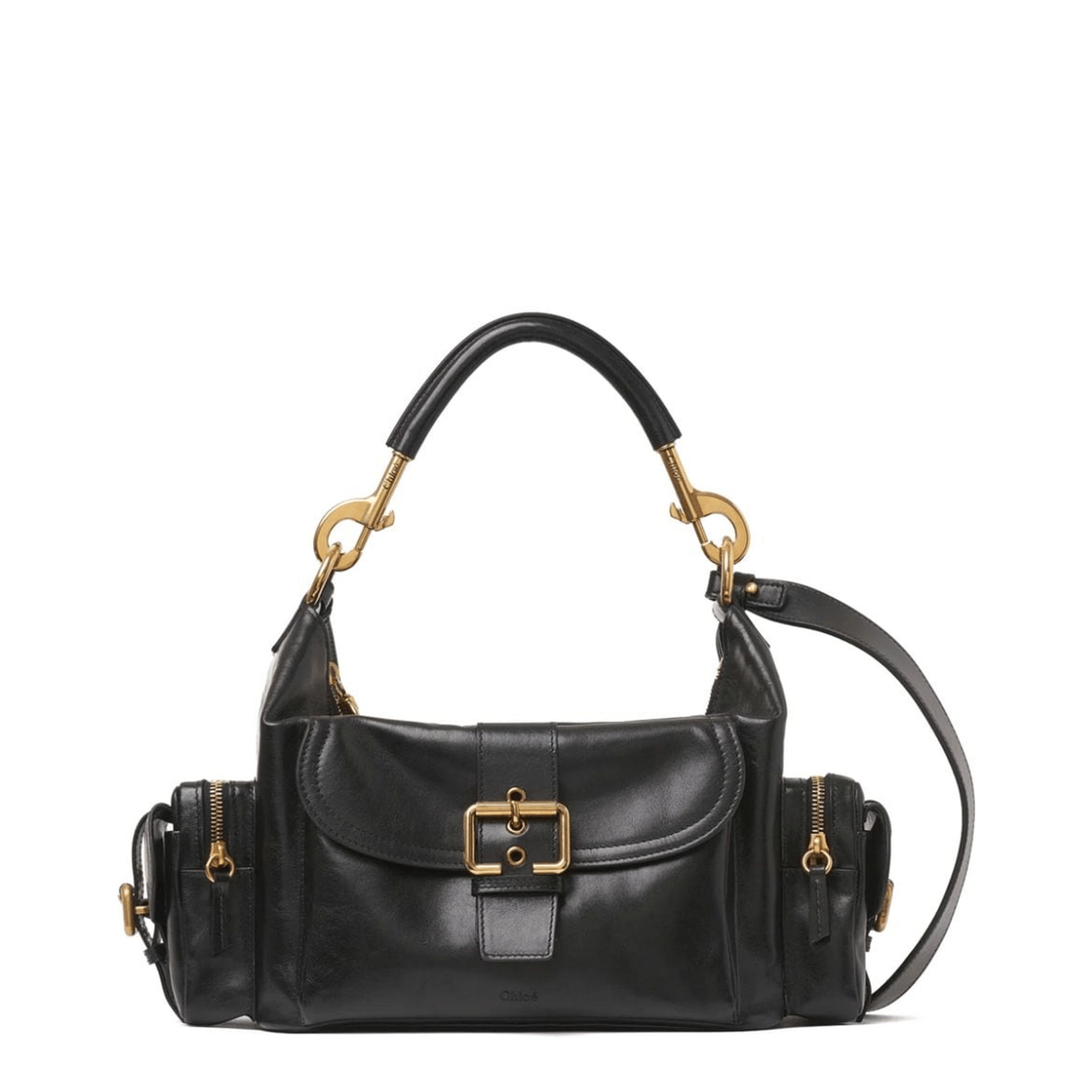 Chloé Paddington Buffalo Leather Camera Bag - Black