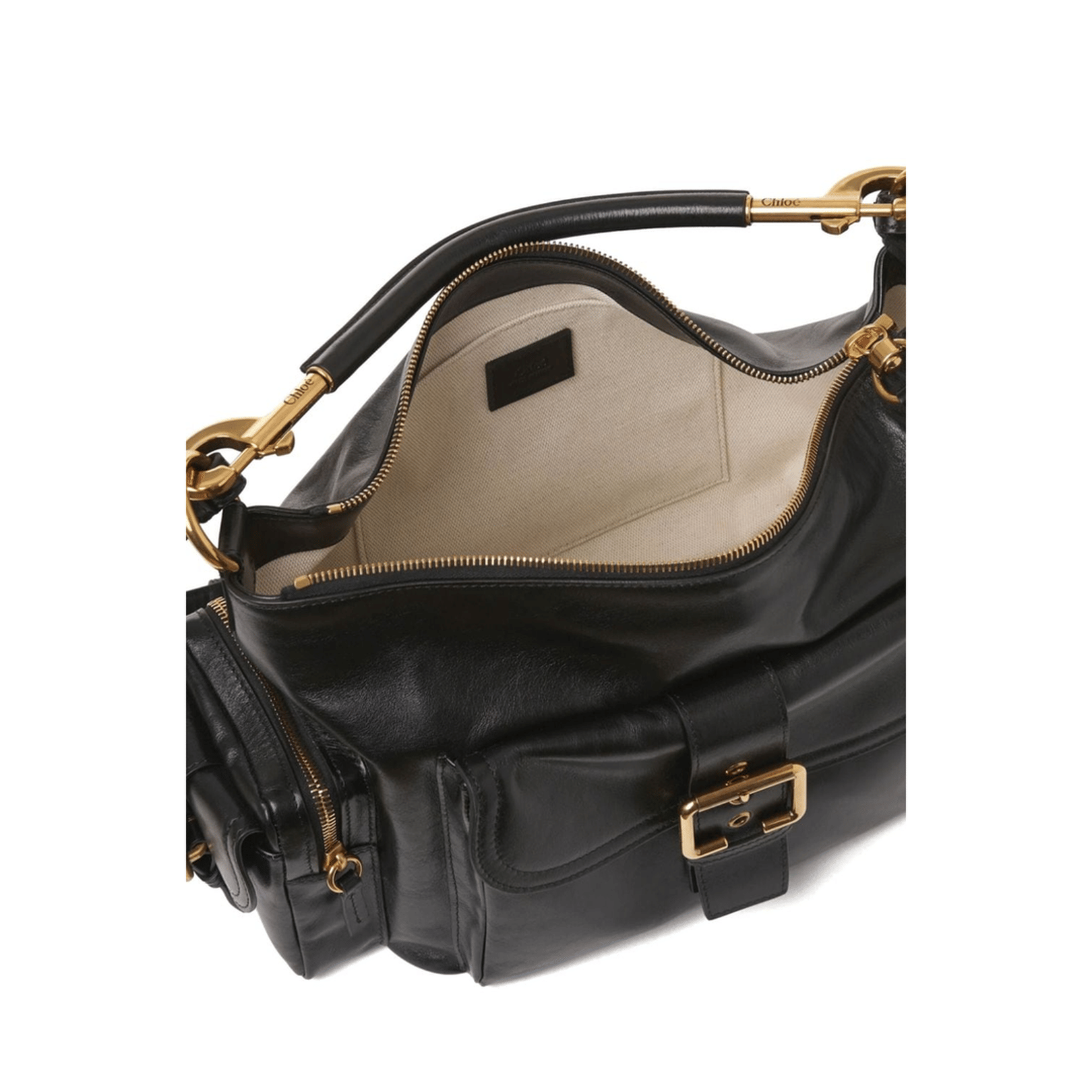 Chloé Paddington Buffalo Leather Camera Bag - Black