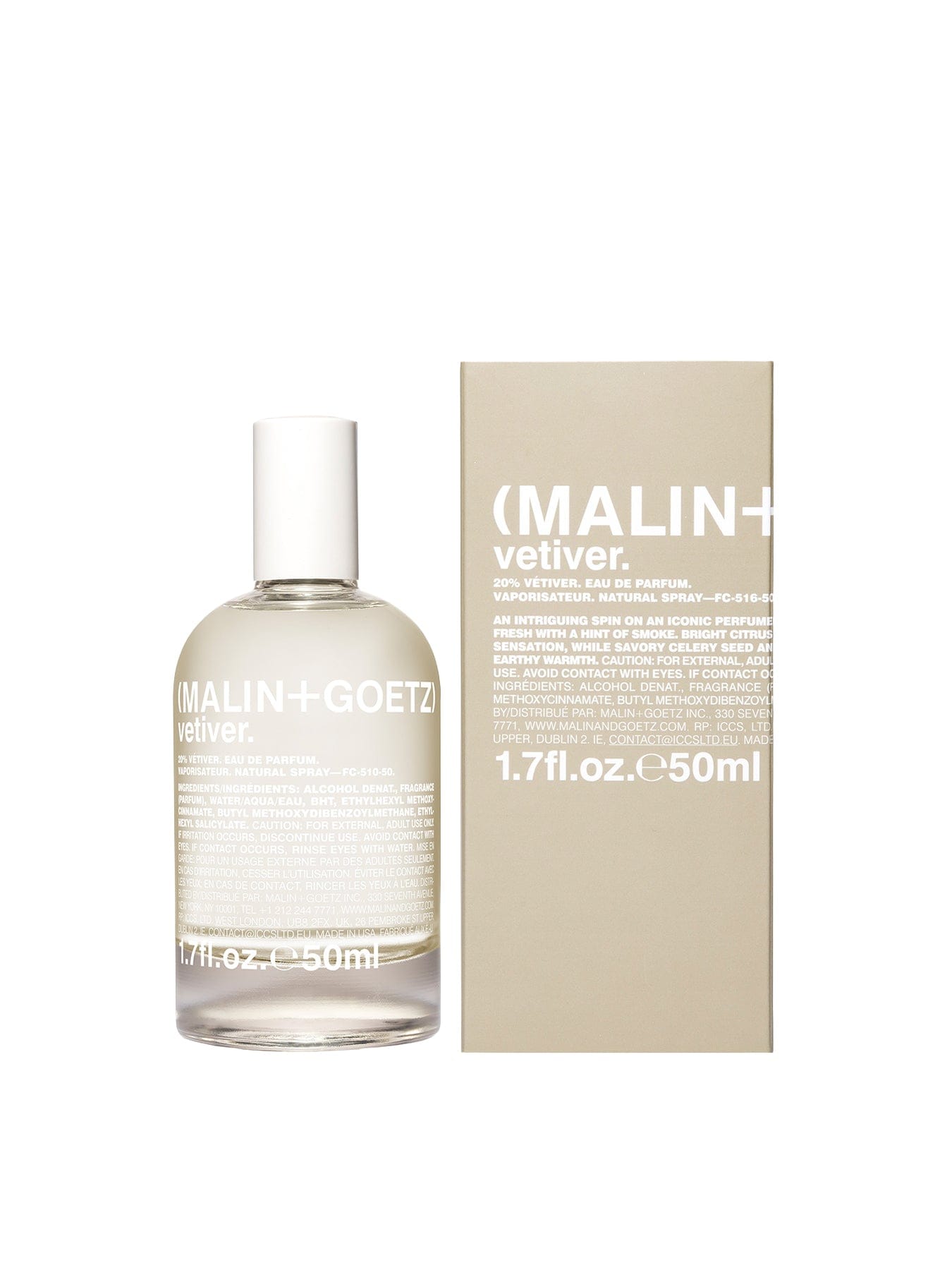 Malin and Goetz Vetiver Eau de Parfum 50 ml