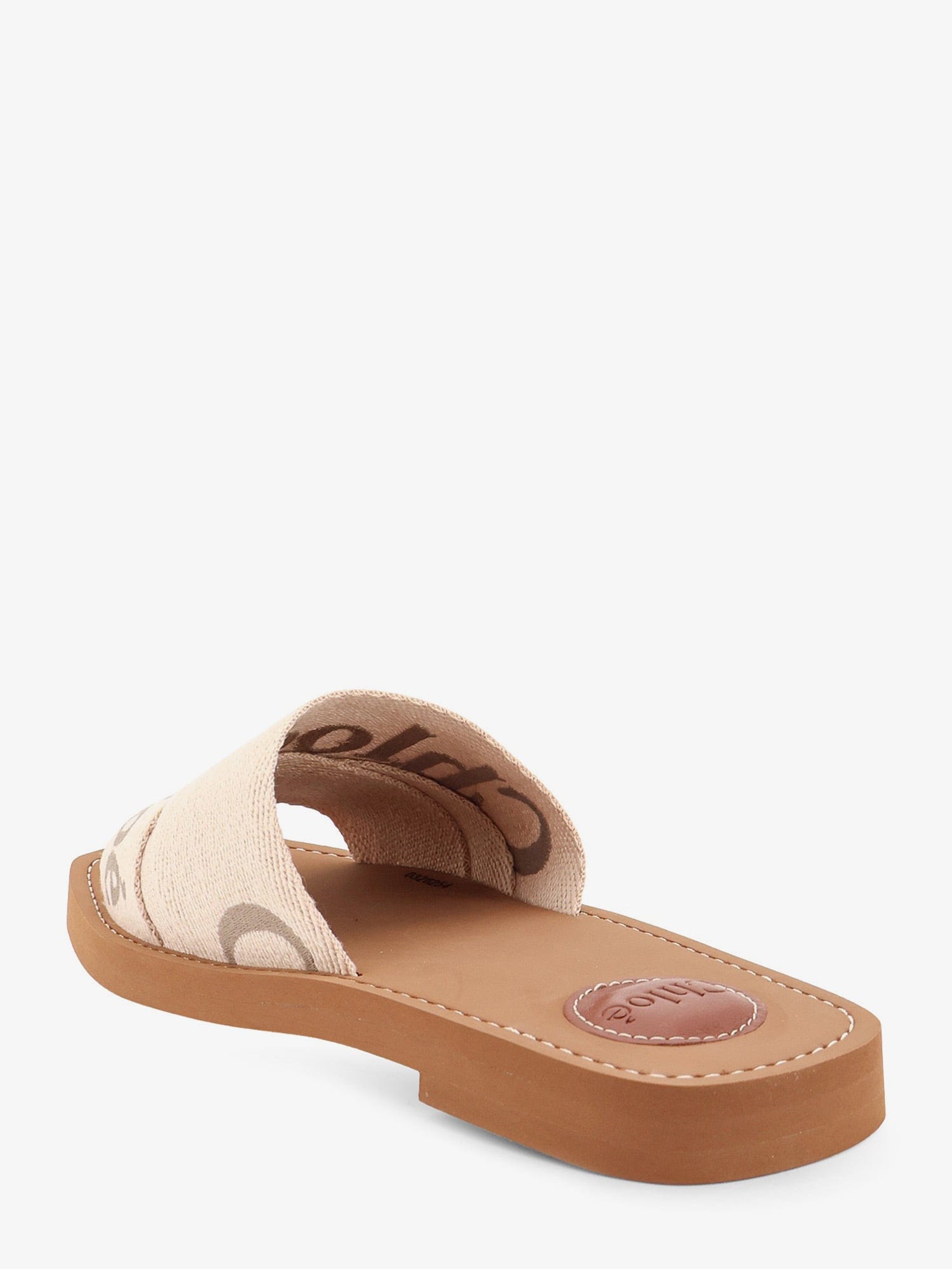 Chloe Woody linen sandals
