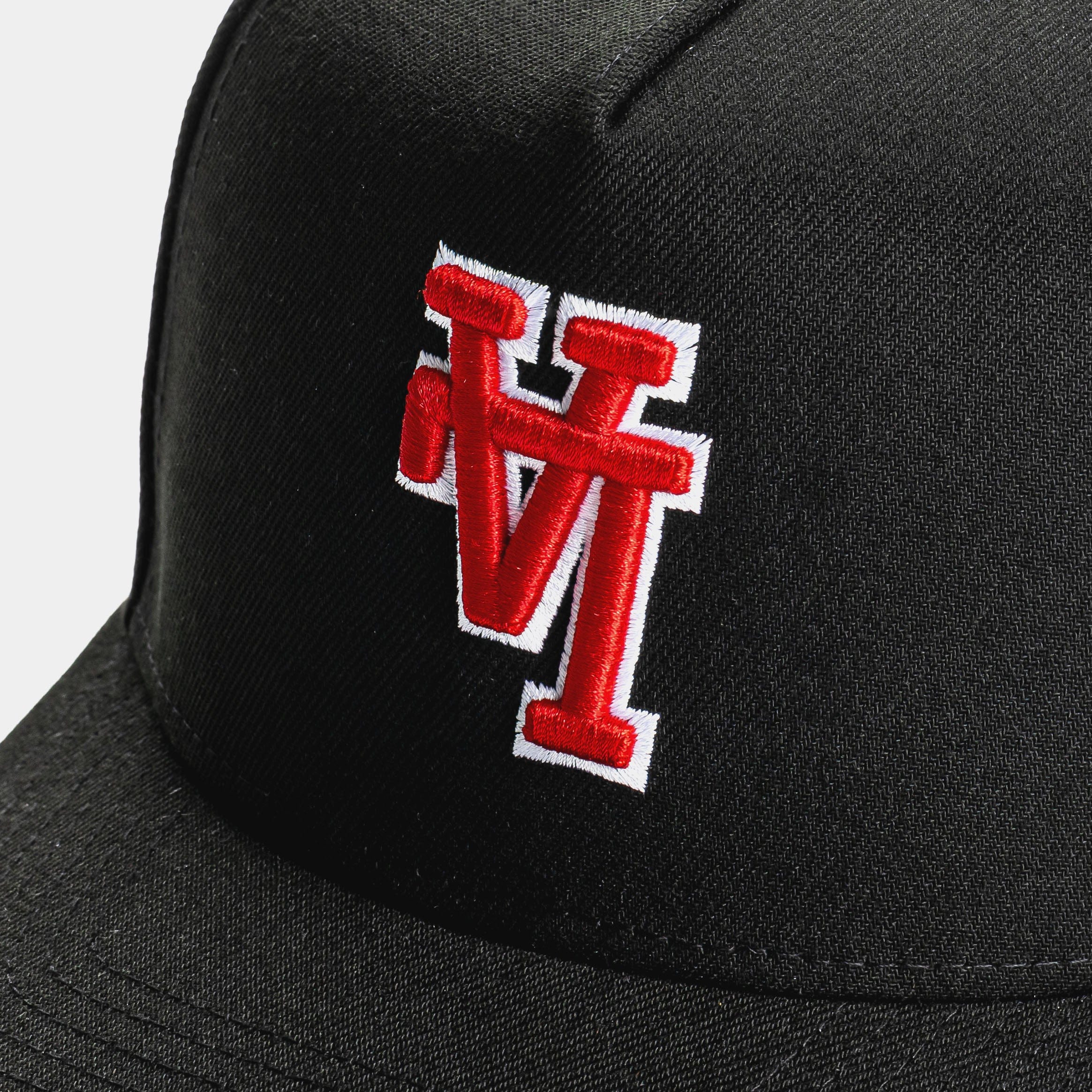 NEW ERA Shoe Palace Exclusive Los Angeles Dodgers Black Red 9Fifty AF Snapback Mens Hat (Black/Red)