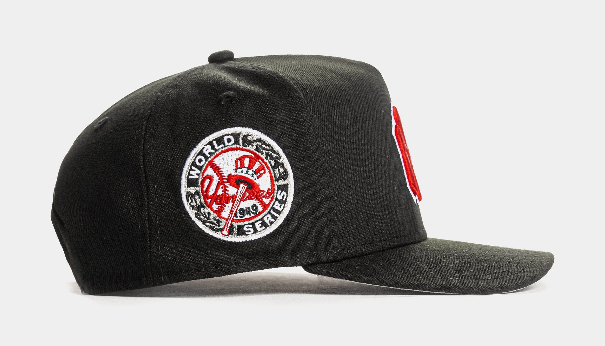 NEW ERA Shoe Palace Exclusive New York Yankees Black Red 9Fifty AF Snapback Mens Hat (Black/Red)