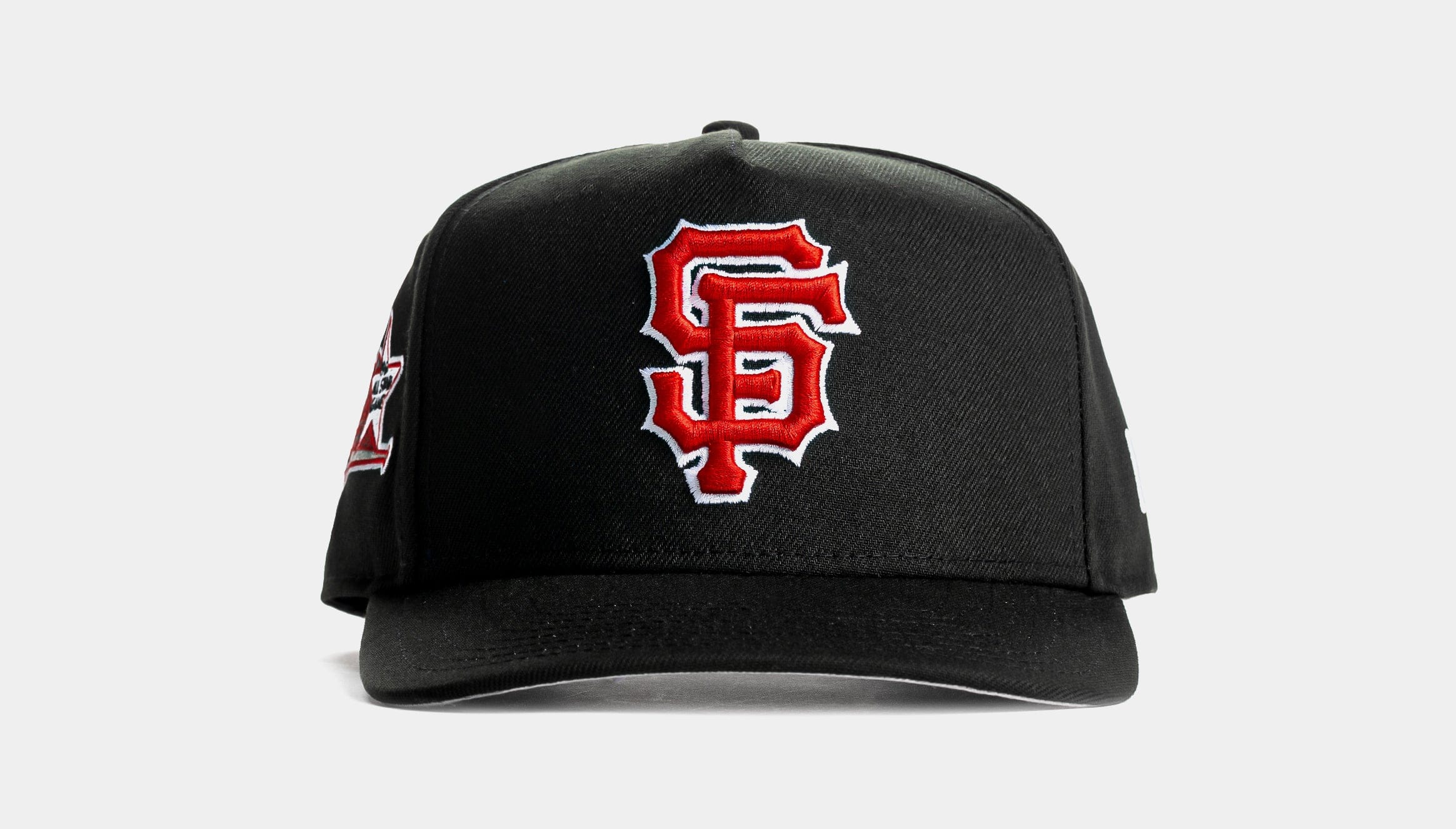 NEW ERA Shoe Palace Exclusive San Francisco Giants Black Red 9Fifty AF Snapback Mens Hat (Black/Red)