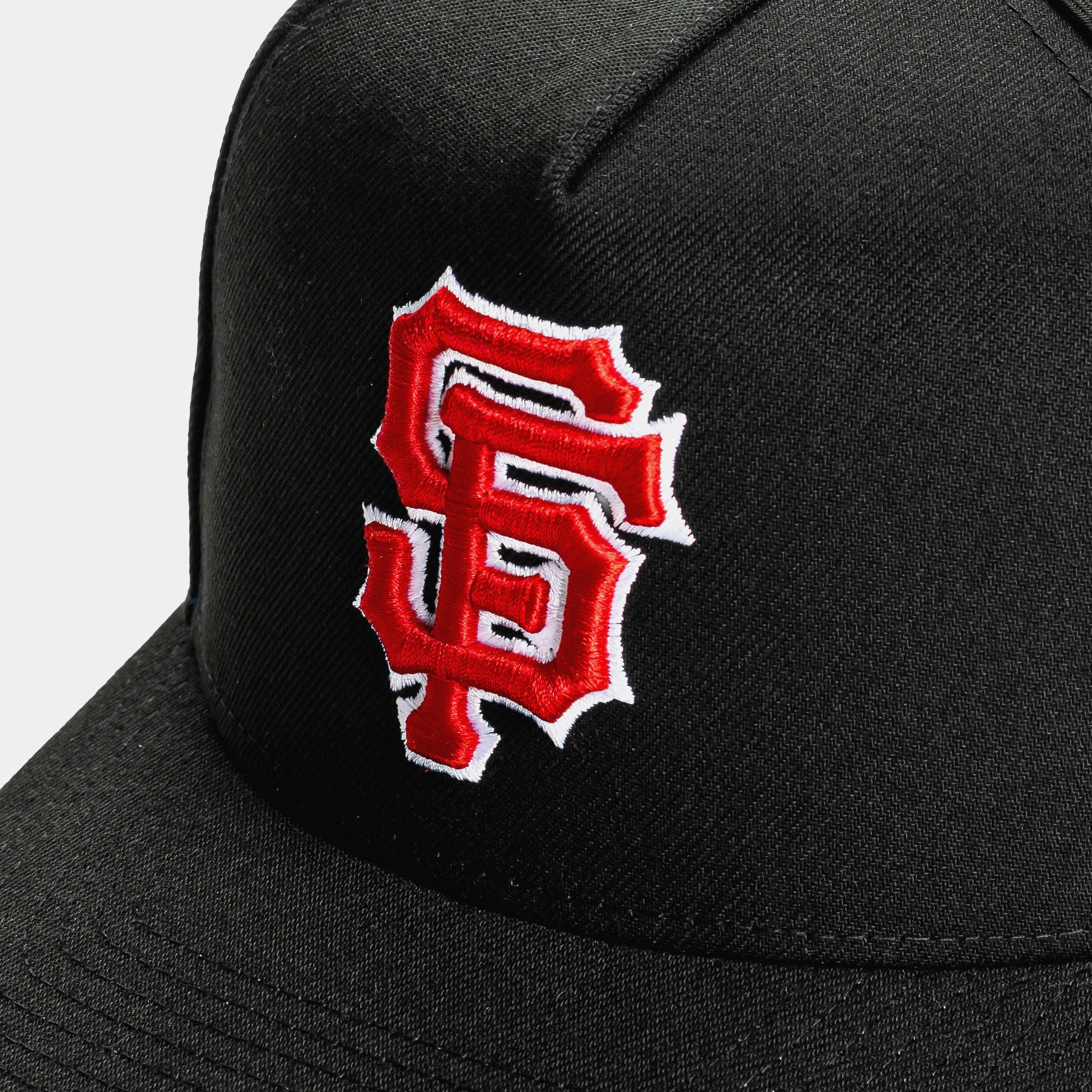 NEW ERA Shoe Palace Exclusive San Francisco Giants Black Red 9Fifty AF Snapback Mens Hat (Black/Red)