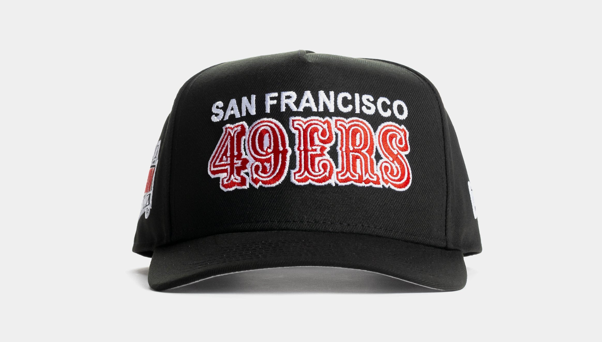 NEW ERA Shoe Palace Exclusive San Francisco 49ers Black Red 9Fifty AF Snapback Mens Hat (Black/Red)