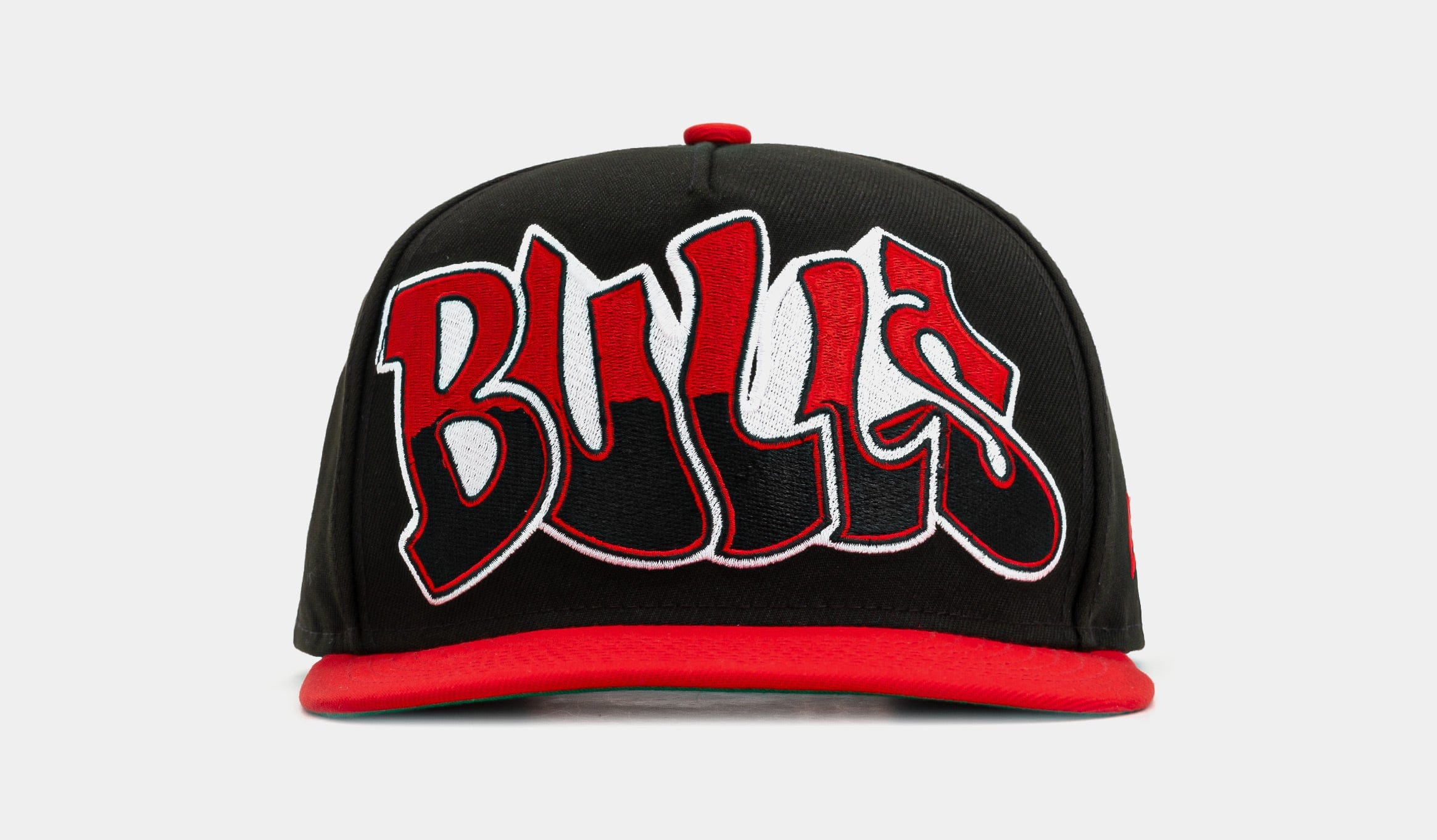 NEW ERA Shoe Palace x New Era NBA 90s Graffiti Exclusive Chicago Bulls 950AF Snapback Mens Hat (Black/Red)