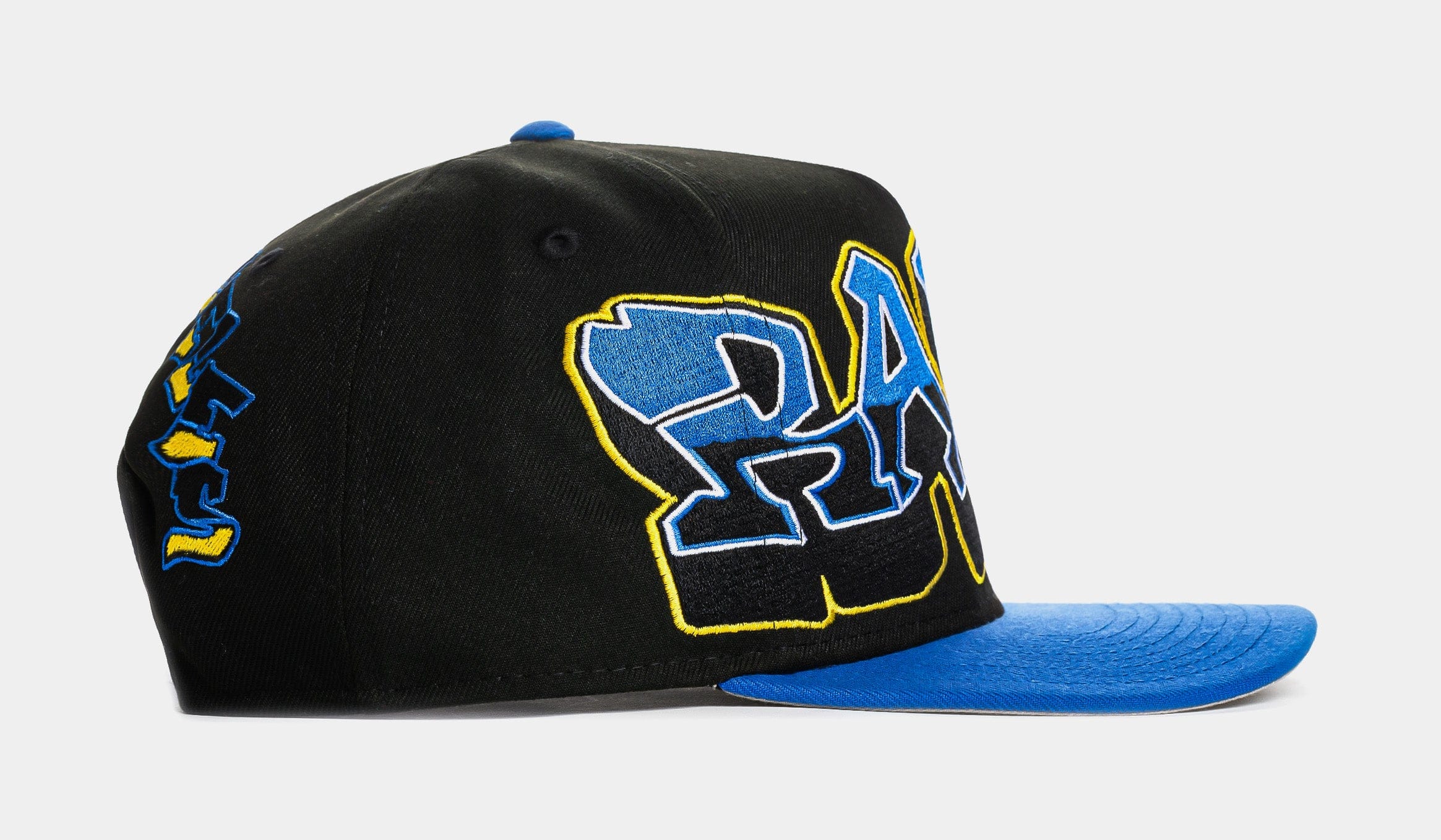 NEW ERA Shoe Palace x New Era NFL 90s Graffiti Exclusive Los Angeles Rams Snapback Mens Hat (Black/Blue)