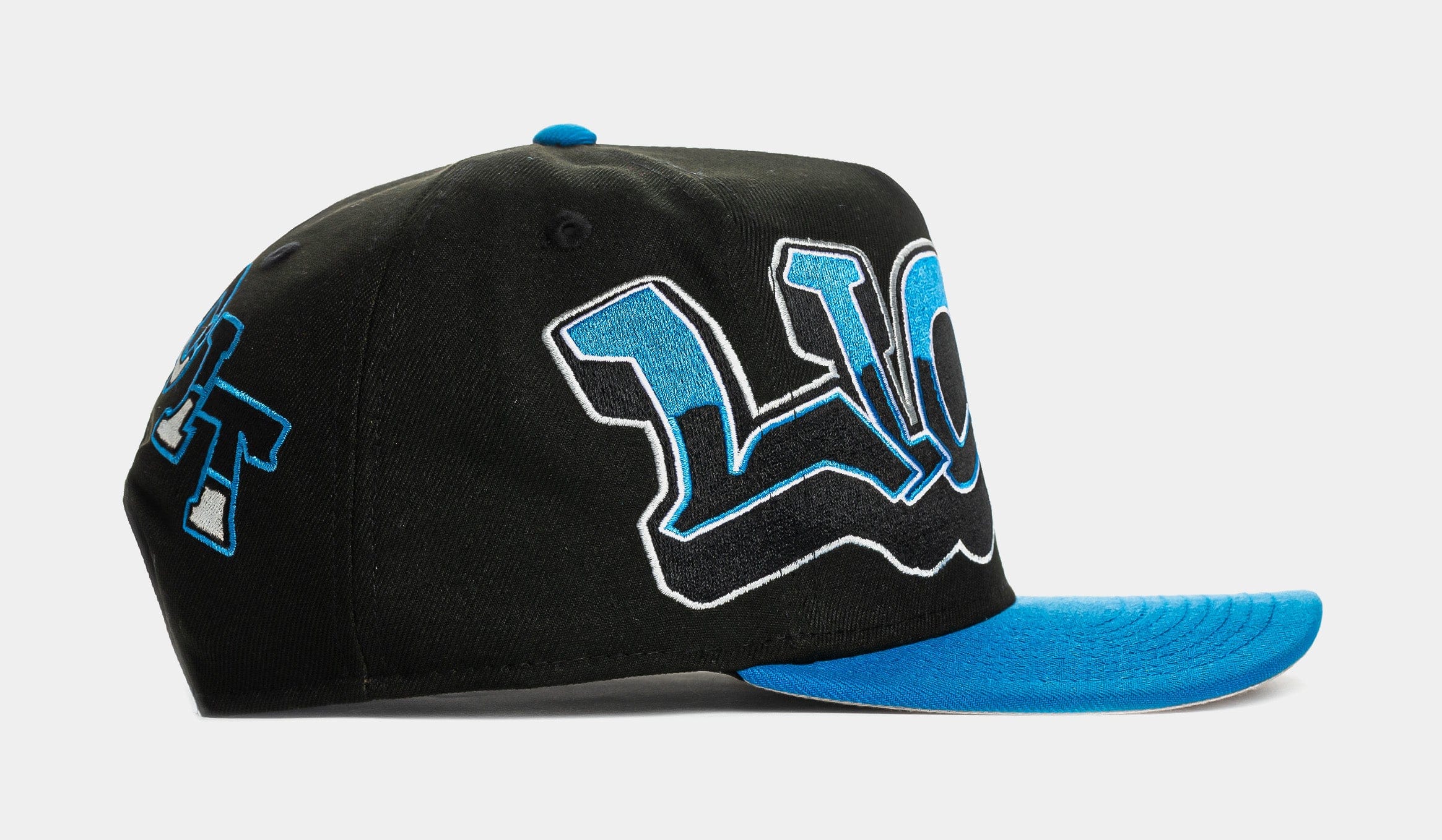 NEW ERA Shoe Palace x New Era NFL 90s Graffiti Exclusive Detroit Lions Snapback Mens Hat (Black/Blue)