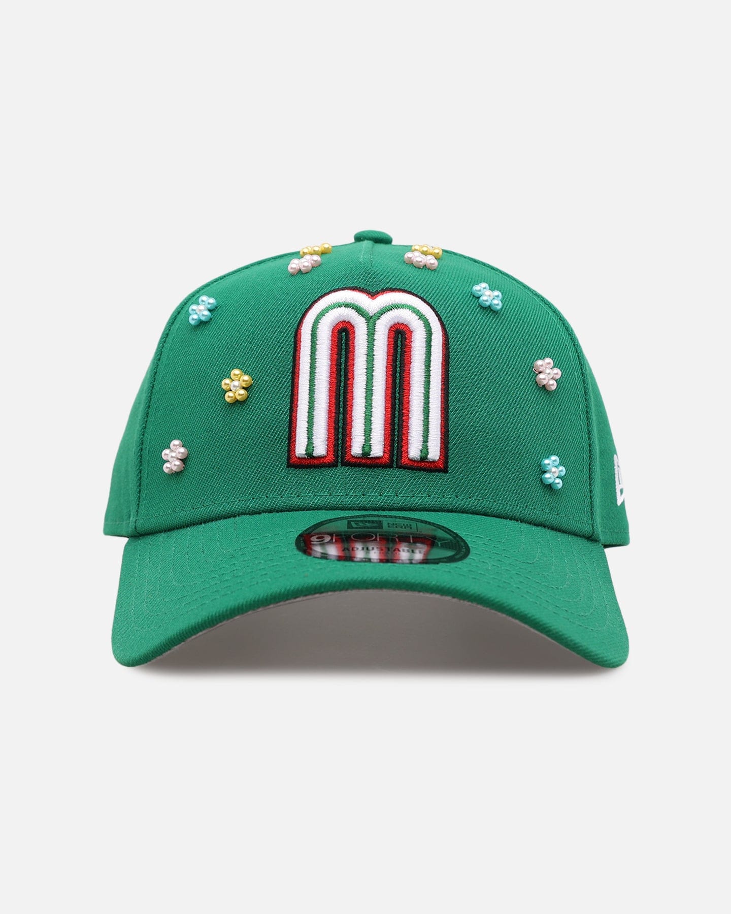 New Era Mexico National Baseball Team Summer Flowers 2.0 9FORTY A - Frame Snapback Official Team Color