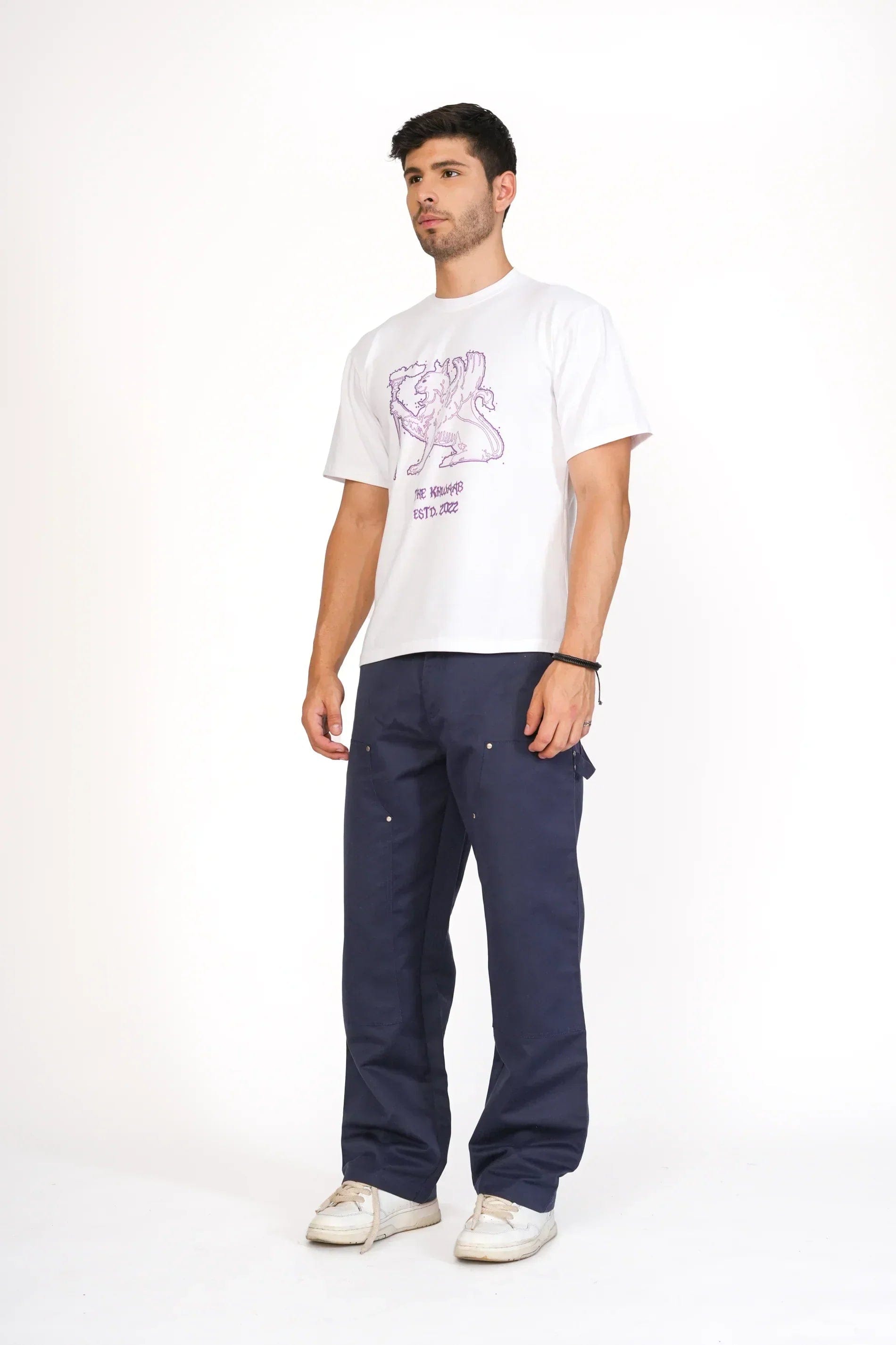 The Khwaab Navy Carpenter Pants