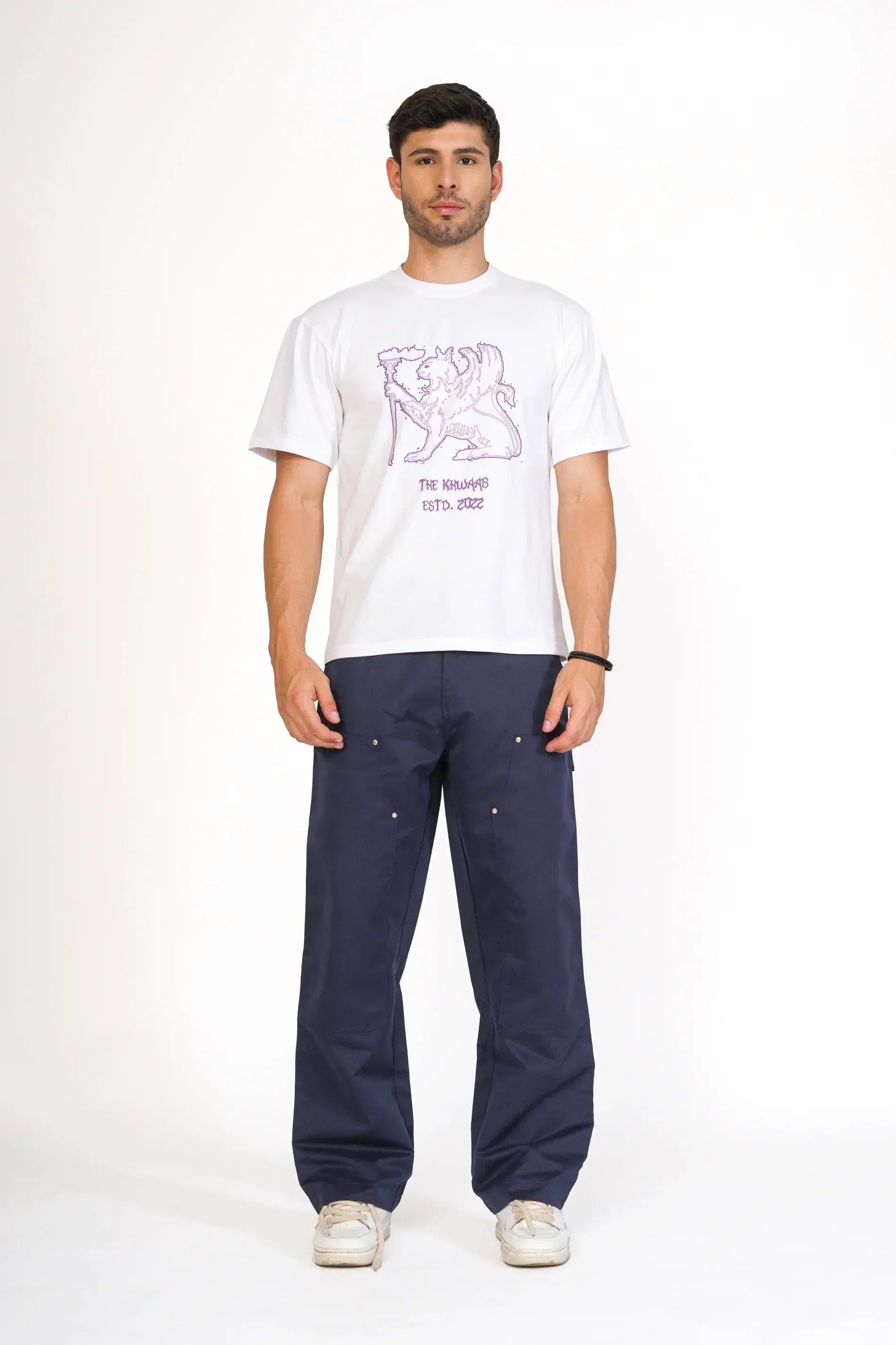 The Khwaab Navy Carpenter Pants